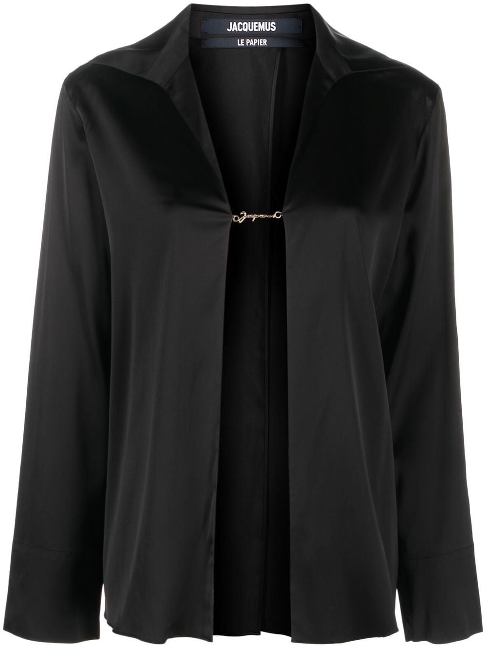 JACQUEMUS 213SH103 Woman Black Shirts - Zuklat