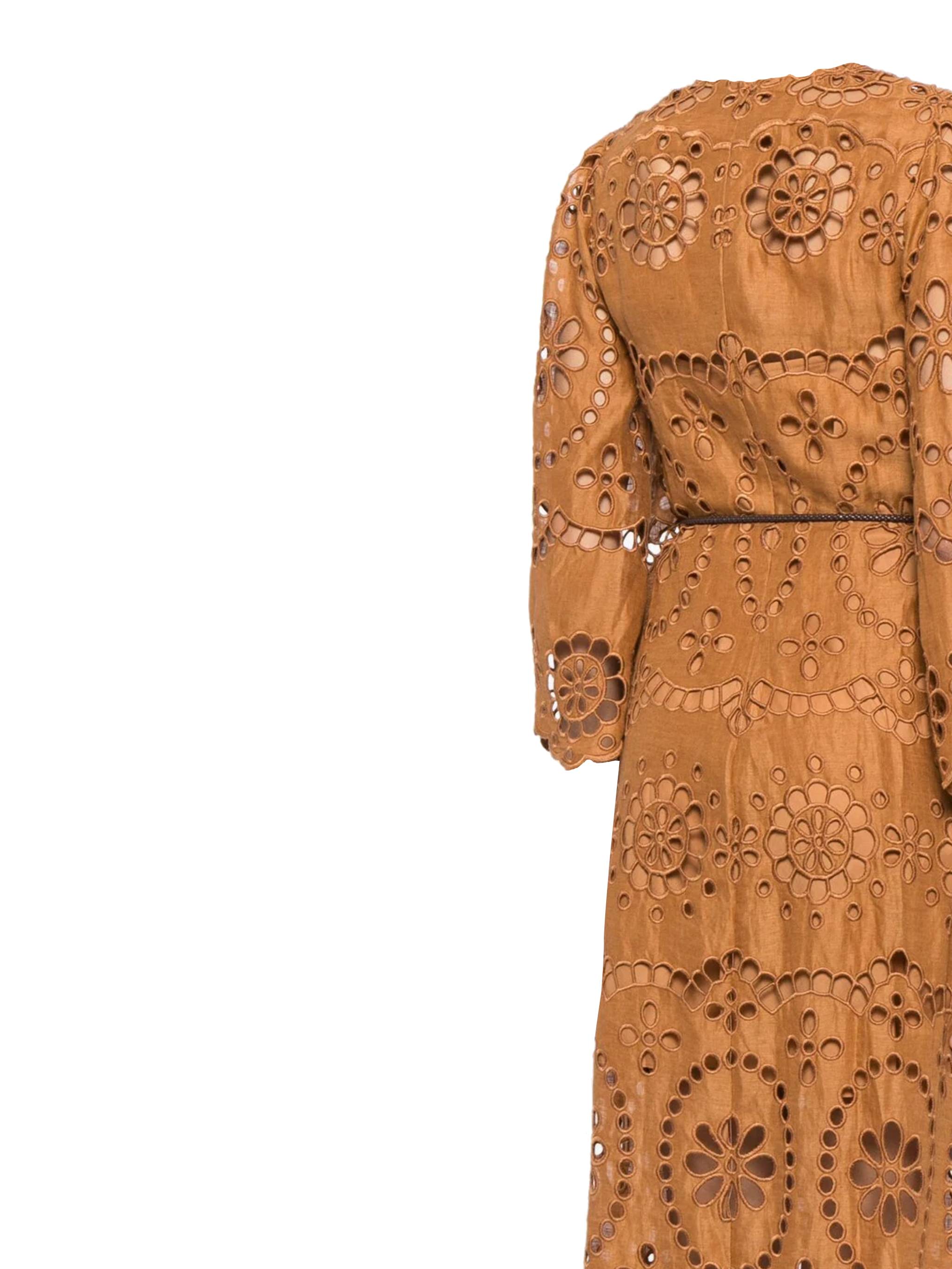 Zimmermann 1444DSS244 Woman Brown Dresses - Zuklat