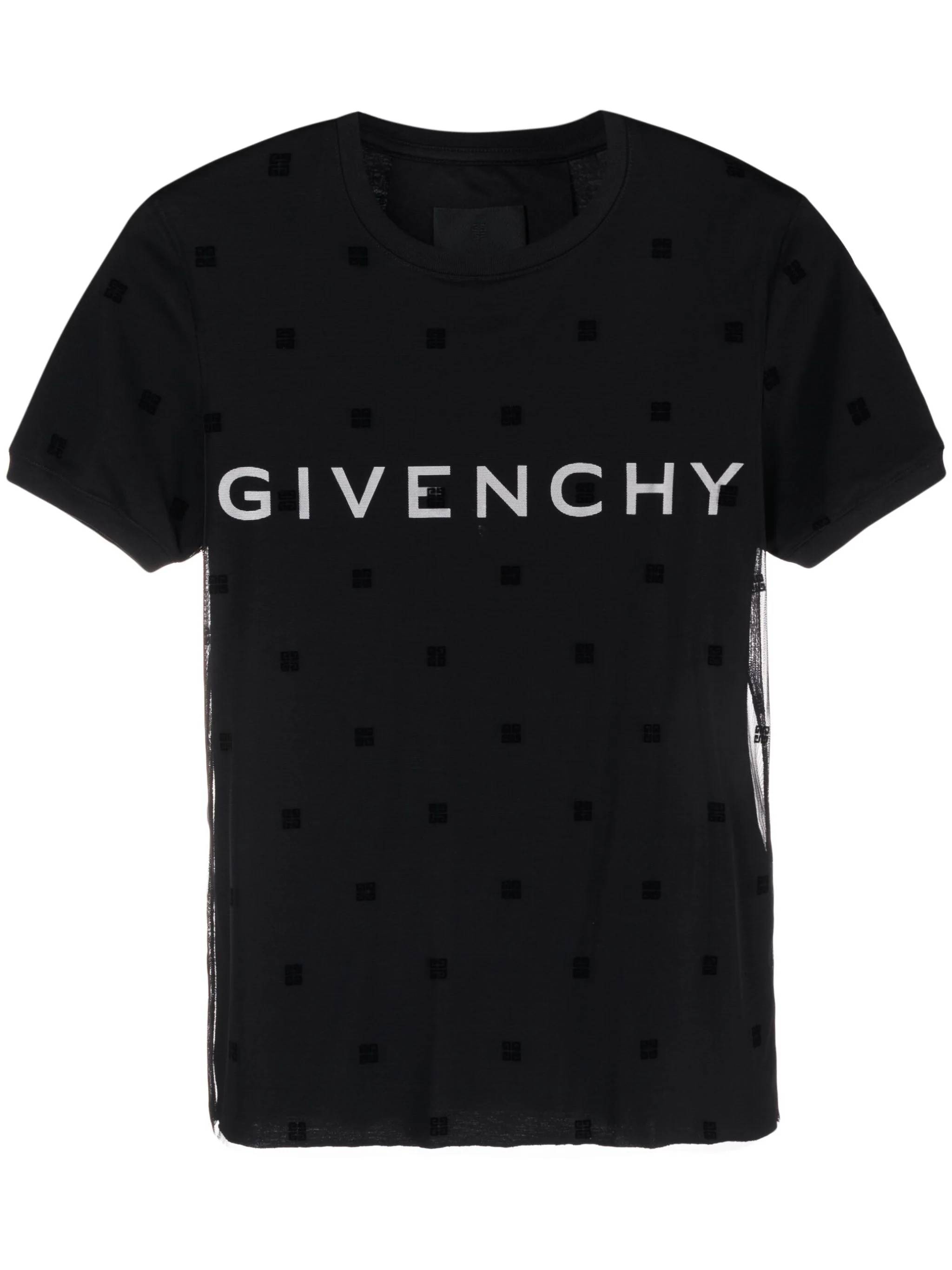 Givenchy BW70CG Woman Black T-shirts and Polos - Zuklat