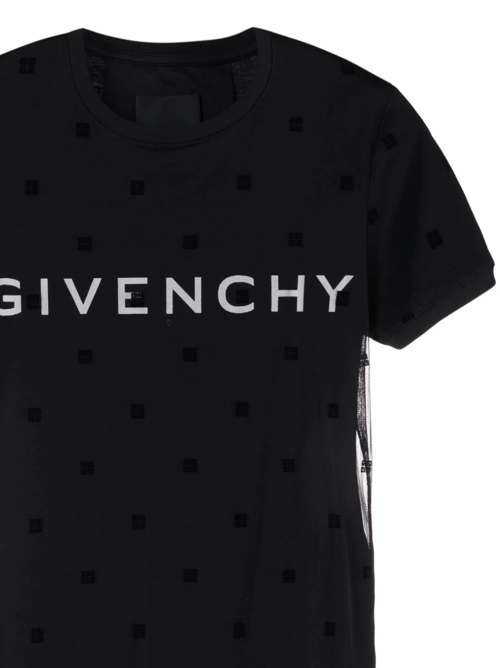 Givenchy BW70CG Woman Black T-shirts and Polos - Zuklat