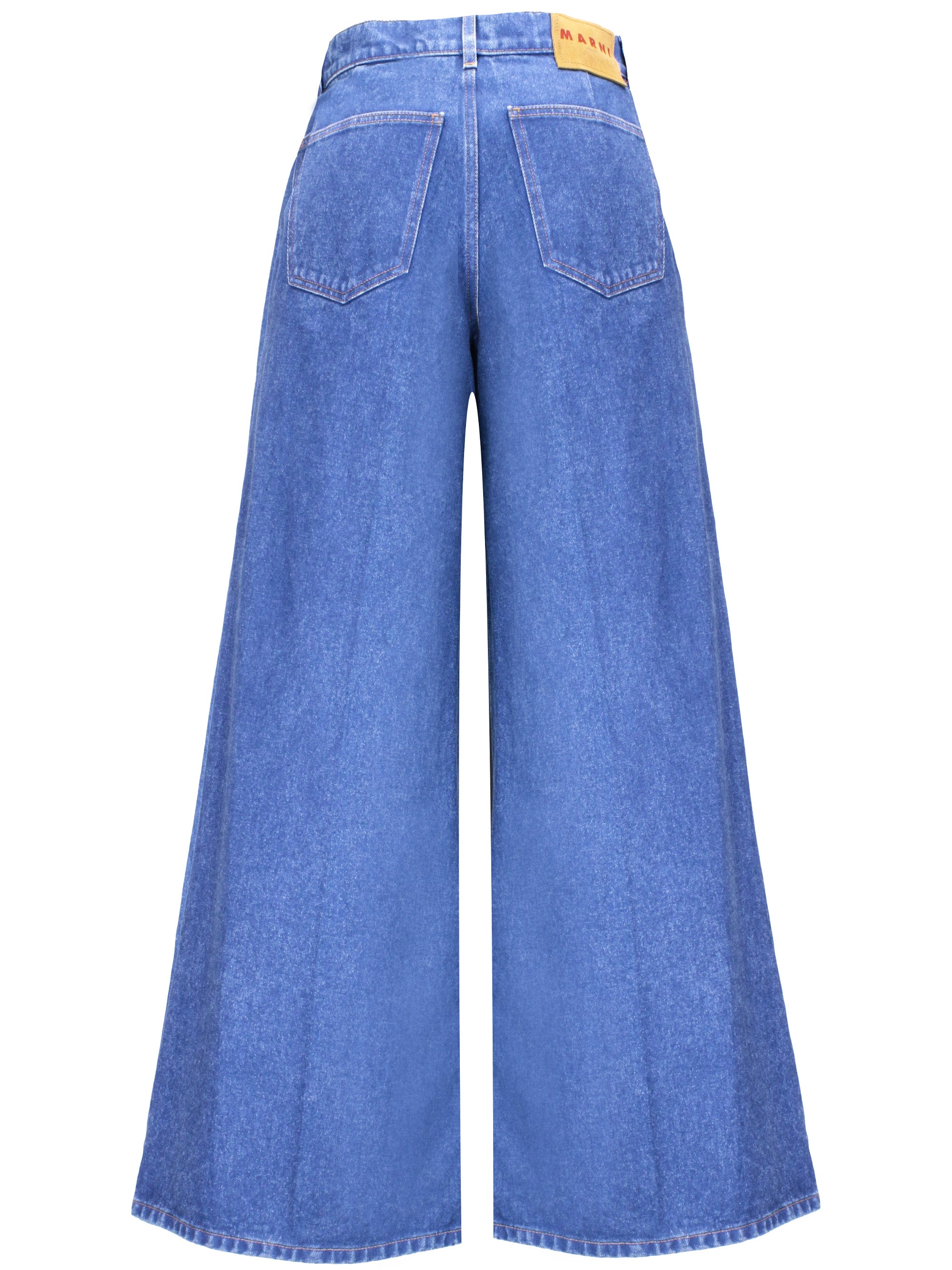 Marni PAJD0514X0 Woman Blue Trousers - Zuklat