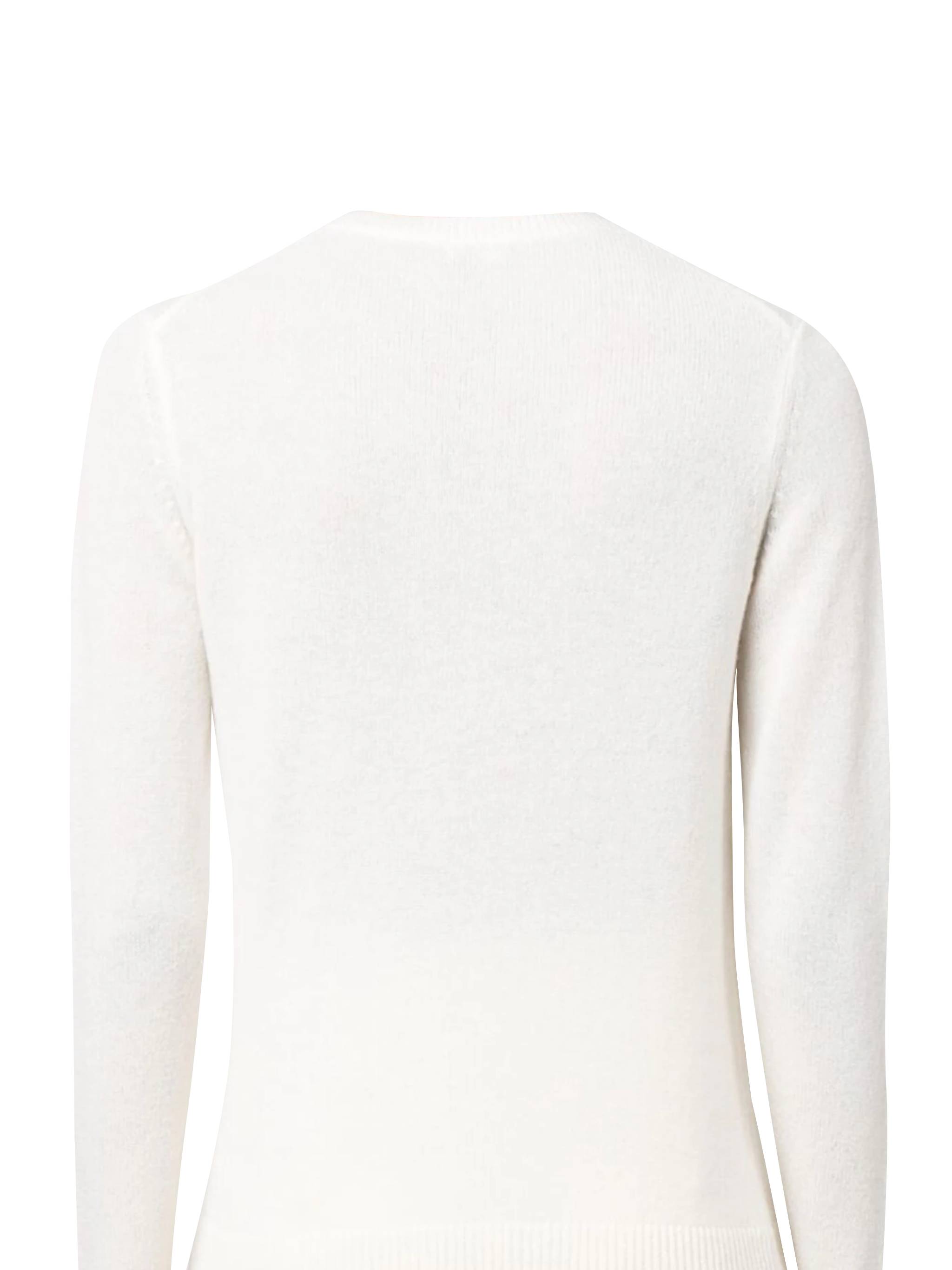 Theory J0118711 Woman White Sweaters - Zuklat