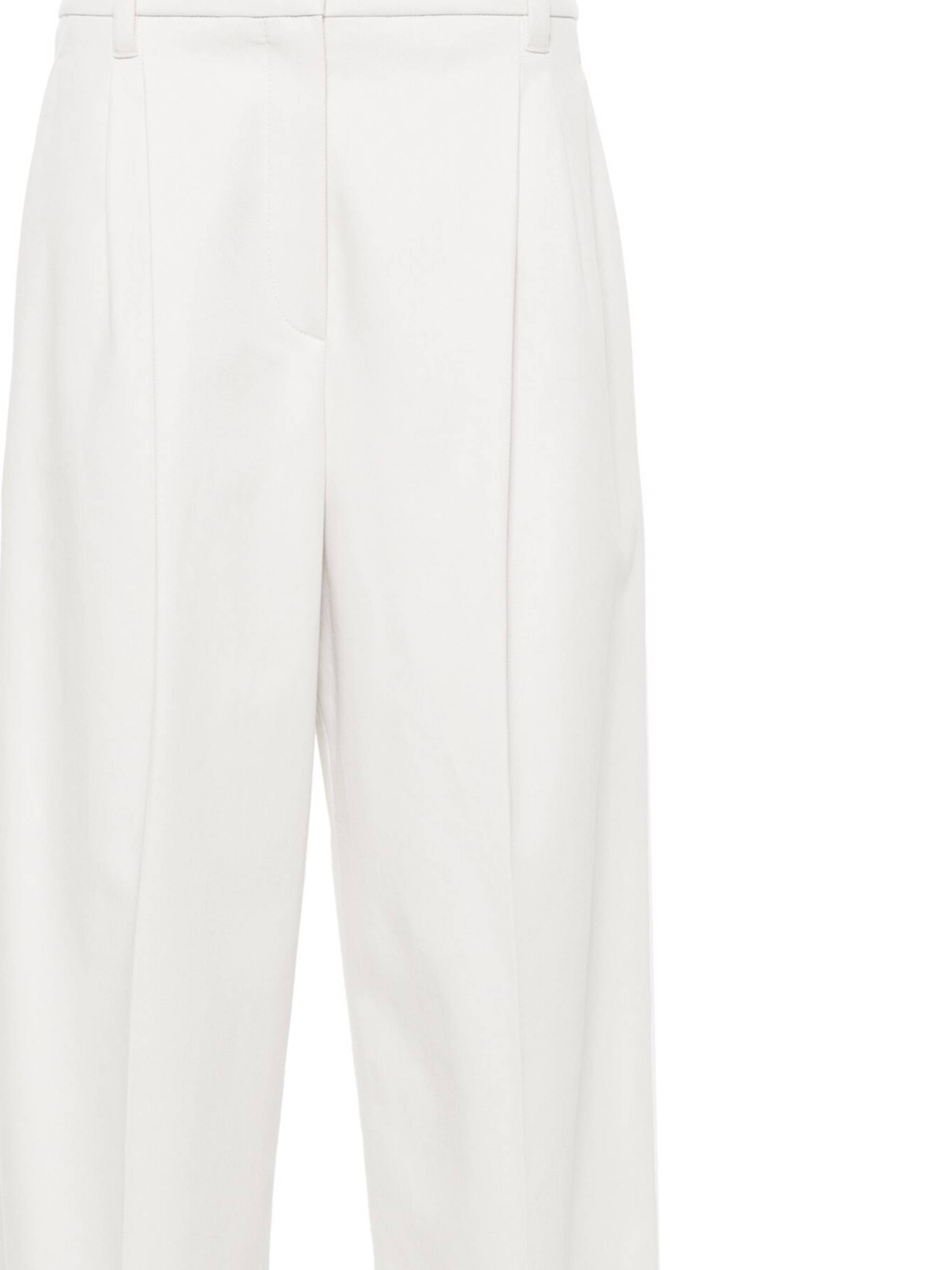 Brunello Cucinelli MA126P8759 Woman Beige Trousers - Zuklat