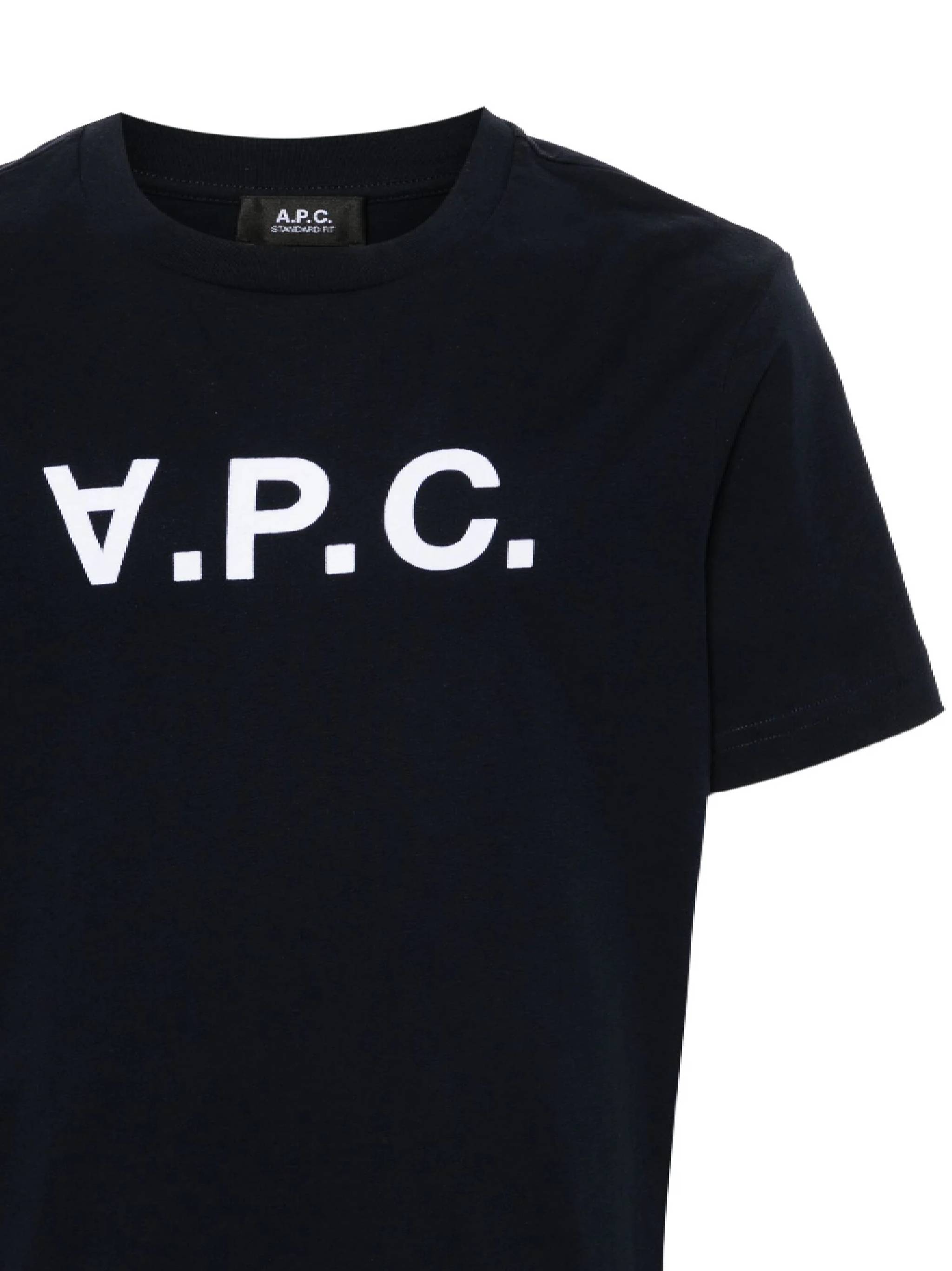 A.P.C. COHBMM26384 Man DARK NAVY/ECRU T-shirts and Polos - Zuklat