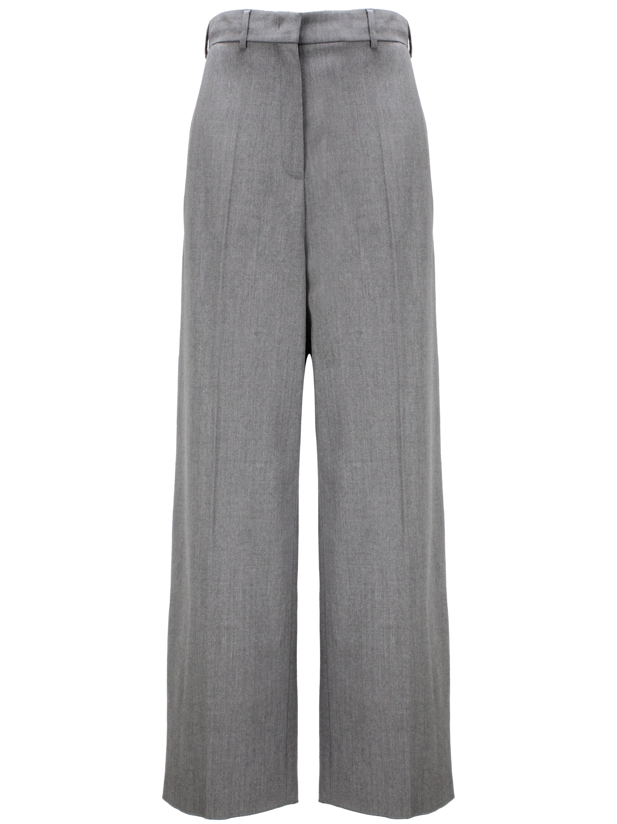 Valentino PAP 5B3RB5Y0 Woman Grigio medio melange Trousers - Zuklat