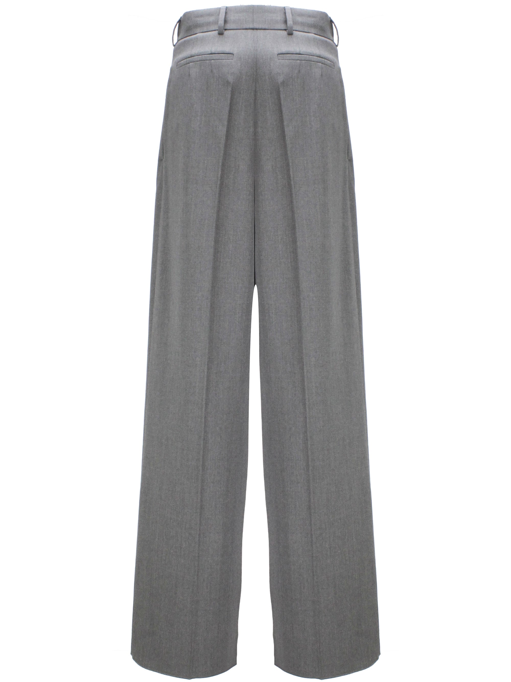 Valentino PAP 5B3RB5Y0 Woman Grigio medio melange Trousers - Zuklat