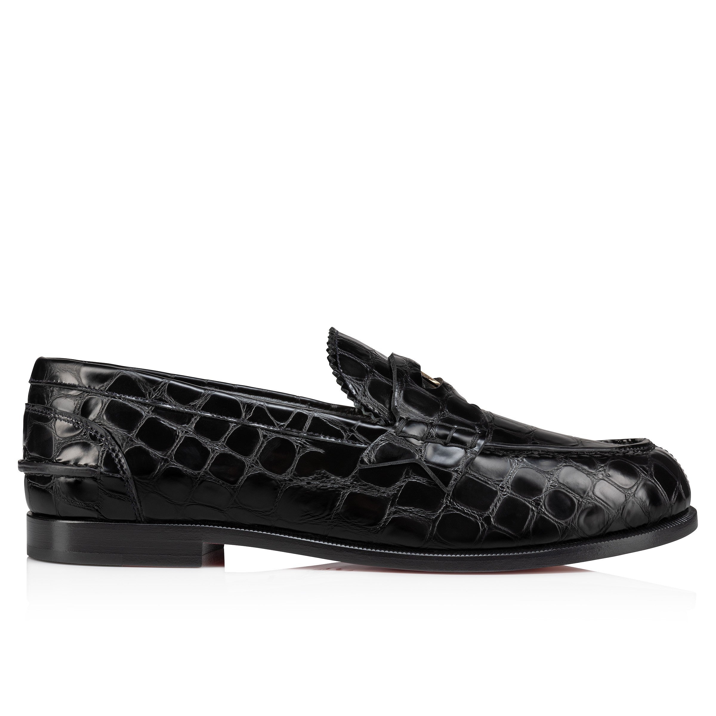 Christian Louboutin 3240009 Woman BLACK/LIN BLACK Flat shoes - Zuklat