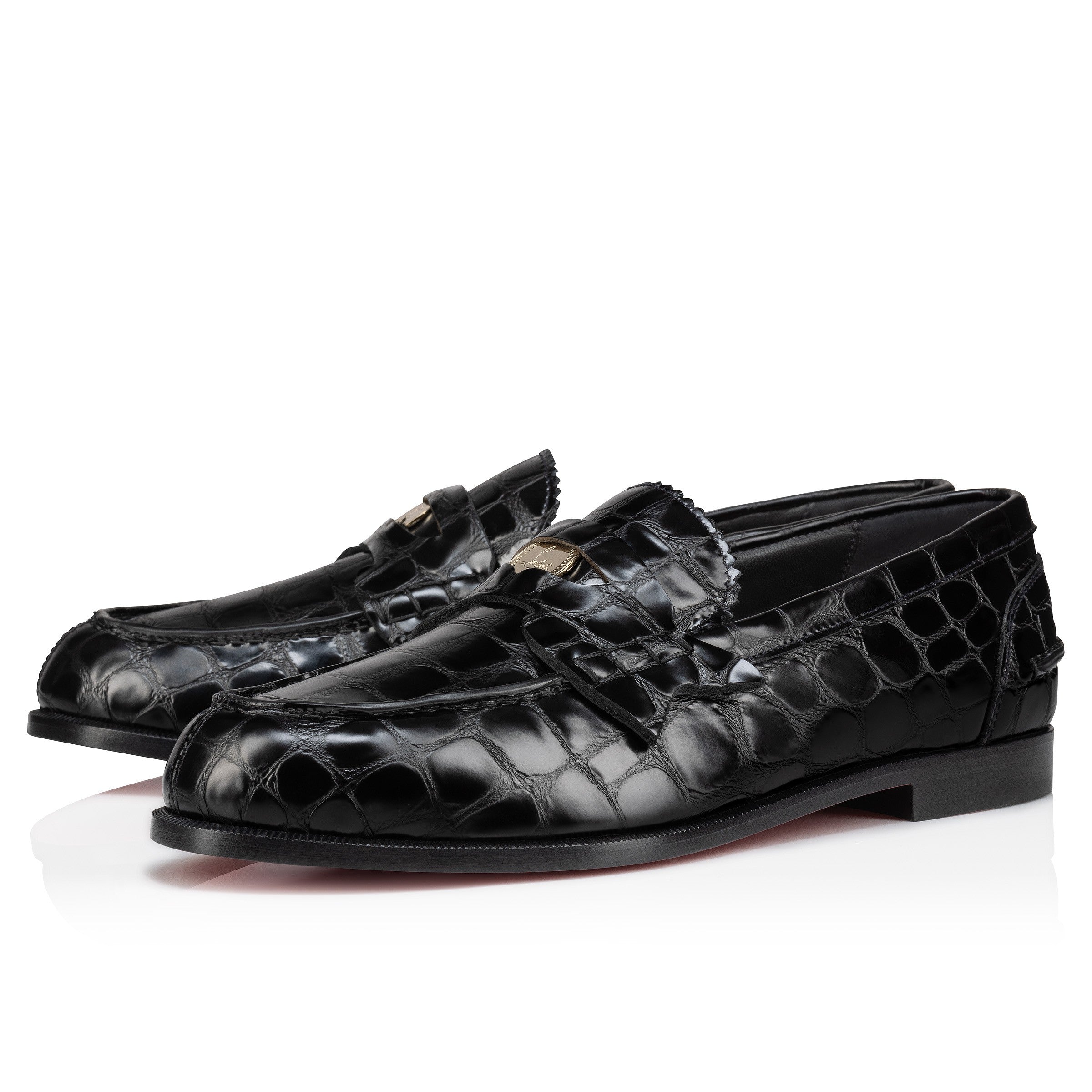 Christian Louboutin 3240009 Woman BLACK/LIN BLACK Flat shoes - Zuklat