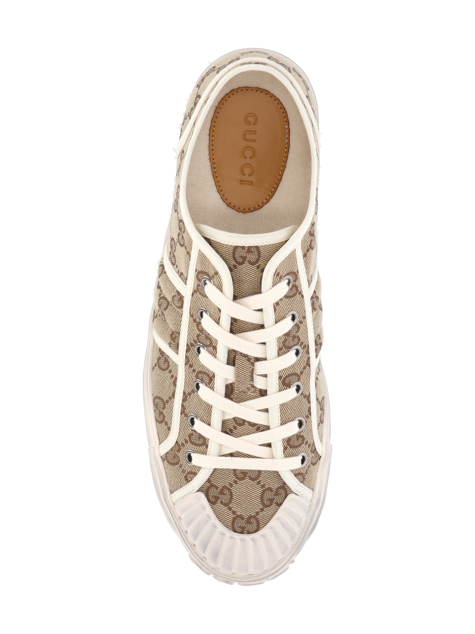 Gucci 786382 Man Beige ebony Sneakers - Zuklat