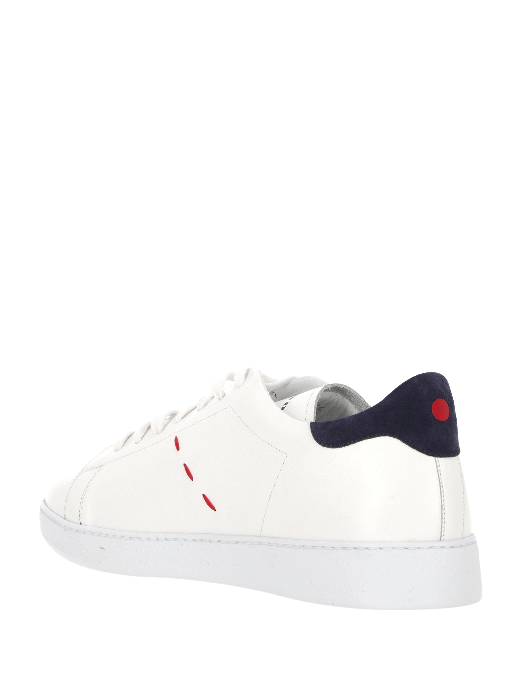 Kiton USSA068N010800 Man BIANCO/BLU INCHIOSTRO Sneakers - Zuklat