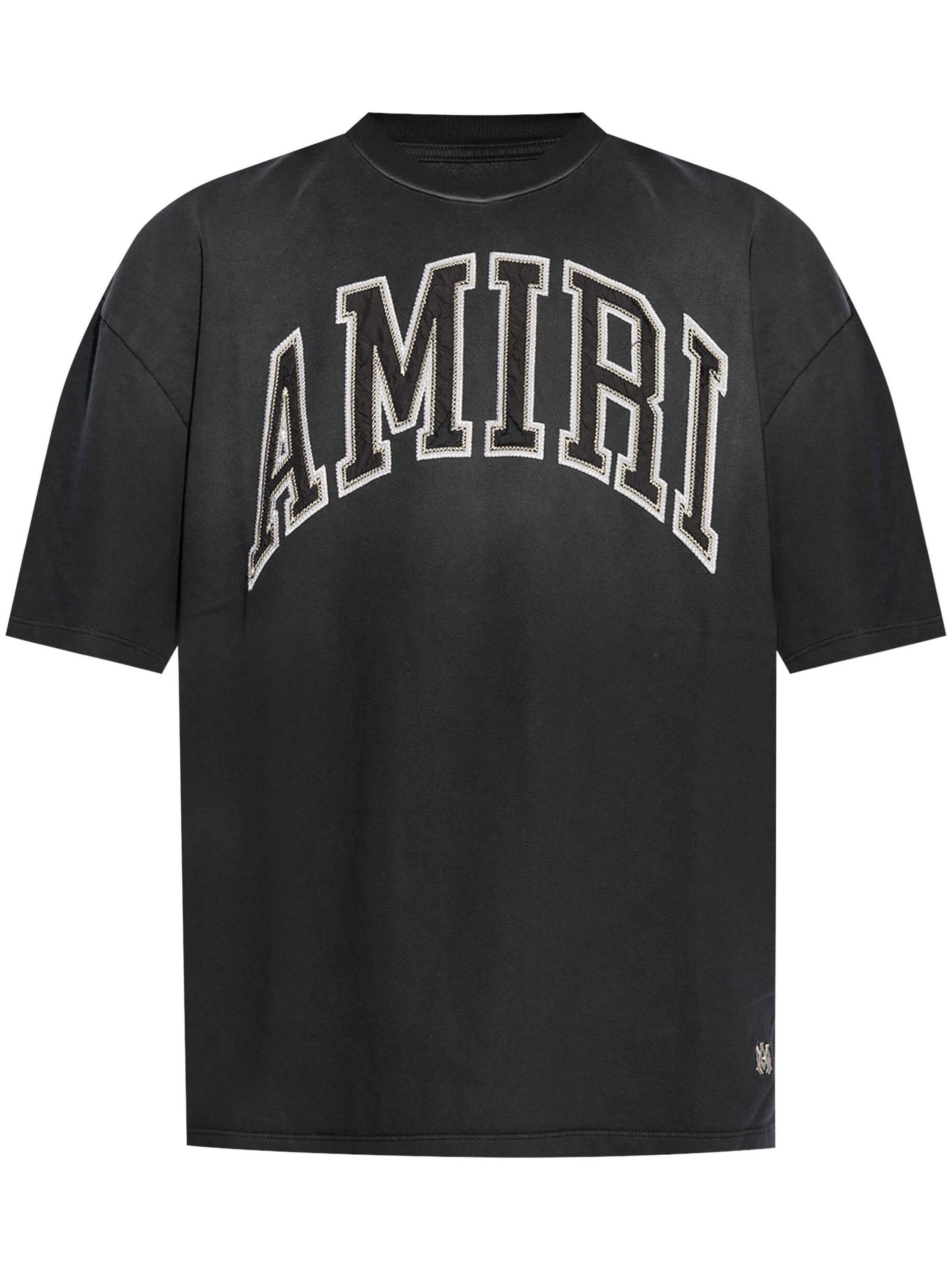 Amiri AMJYTE1052 Man Black T-shirts and Polos - Zuklat