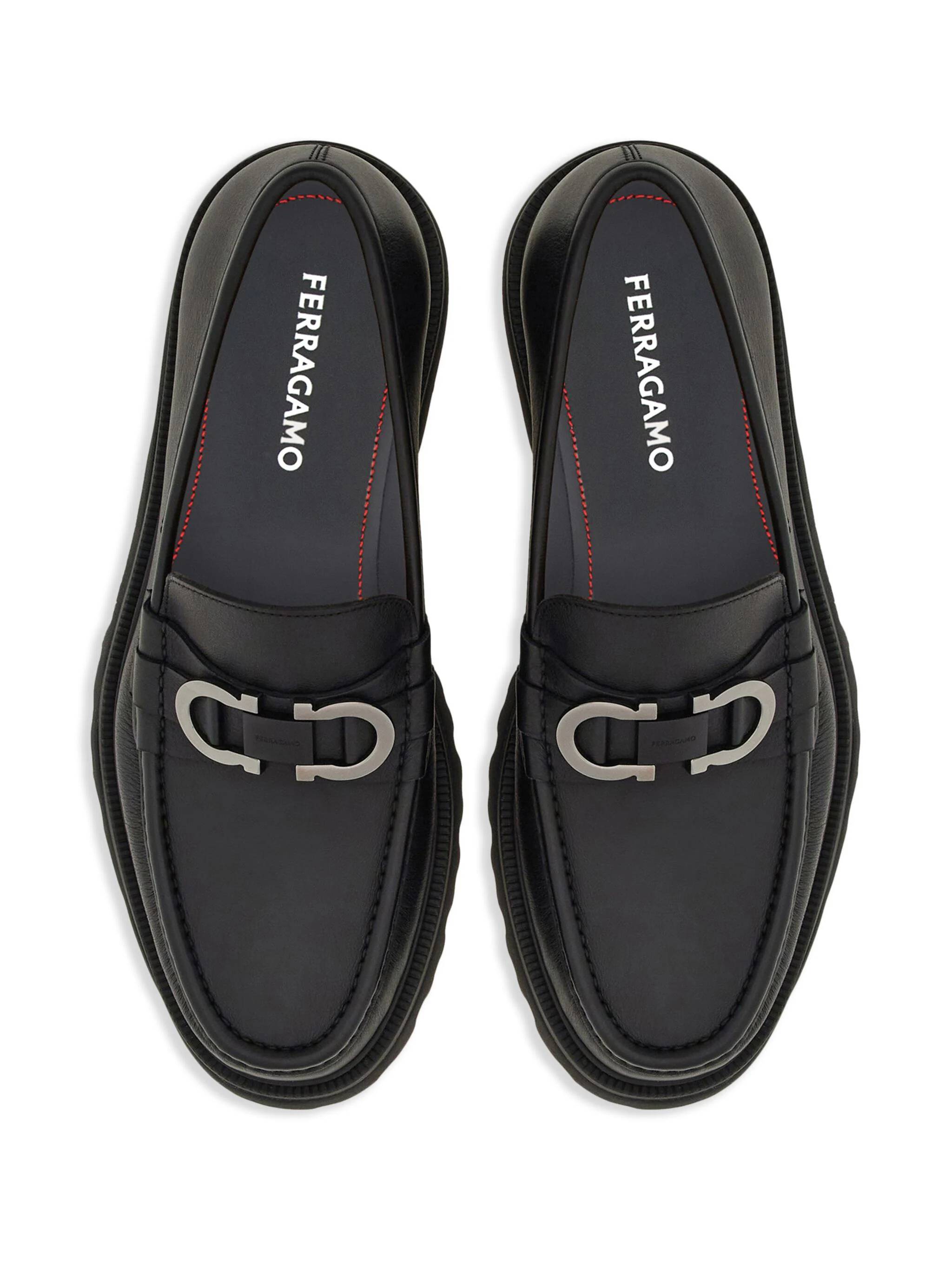 Ferragamo 028249 Man NERO/ NERO/NERO Flat shoes - Zuklat