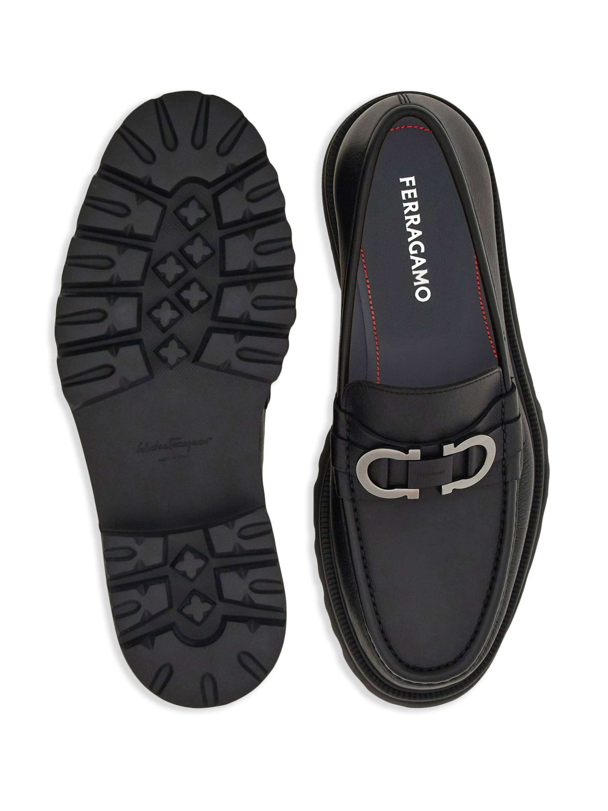 Ferragamo 028249 Man NERO/ NERO/NERO Flat shoes - Zuklat