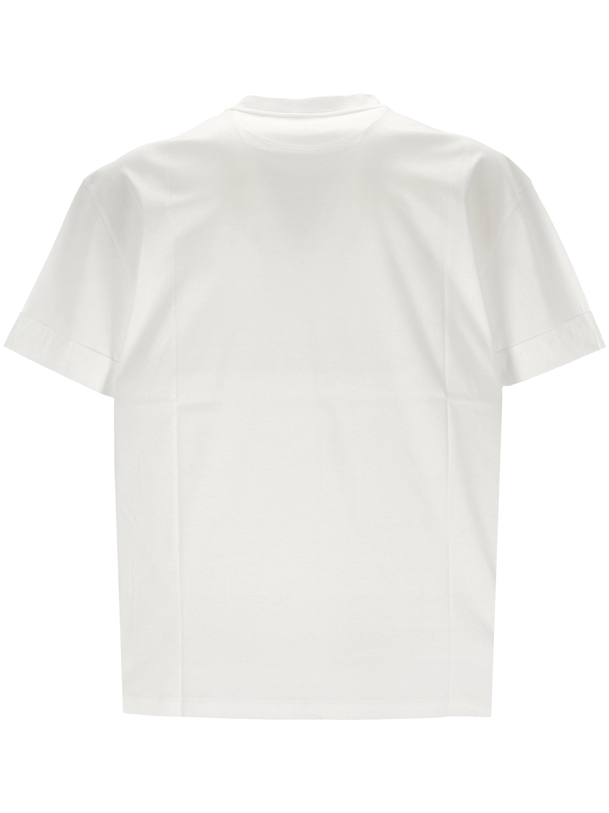 Valentino 5V3MG13A Man White T-shirts and Polos - Zuklat