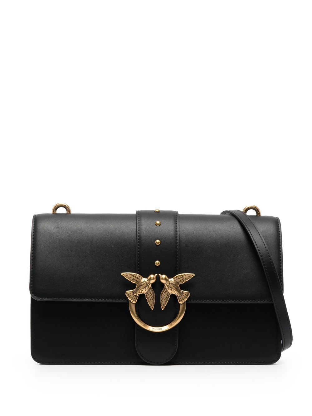 Pinko 100053 Woman NERO-ANTIQUE GOLD Bags.. - Zuklat