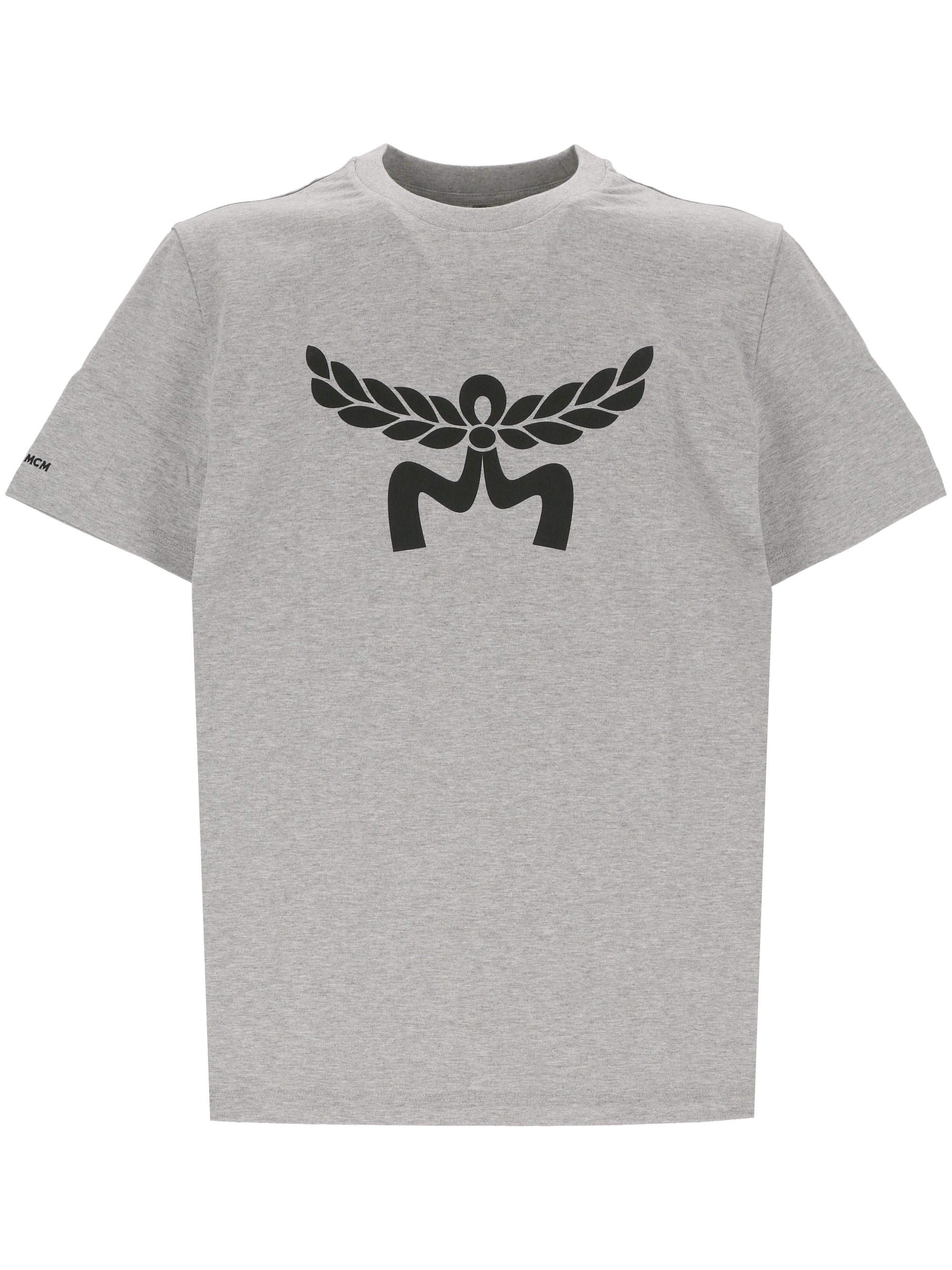 MCM MHTESMM05 Unisex Melange grey T-shirts and Polos - Zuklat