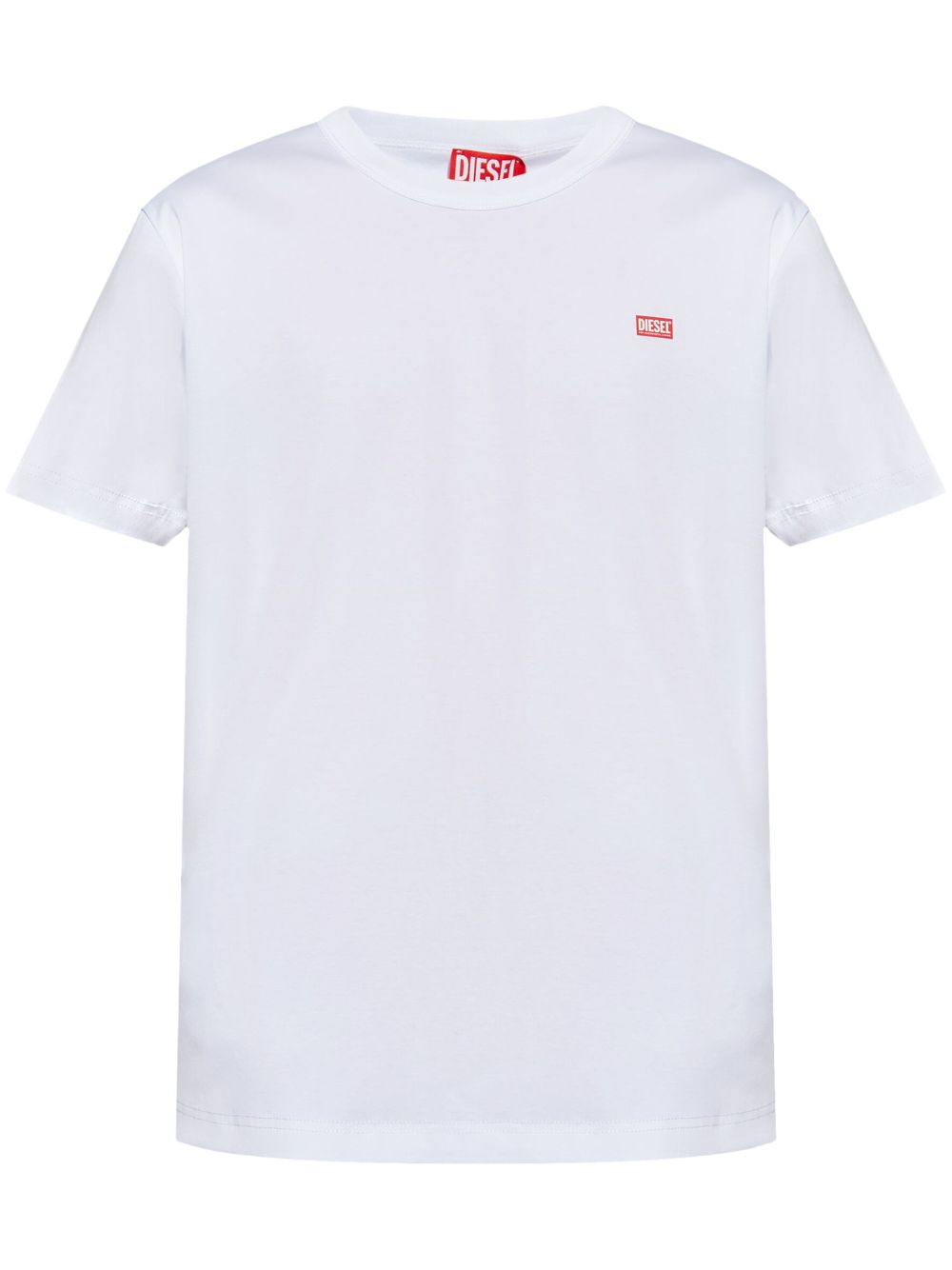 Diesel A14819 Man White T-shirts and Polos - Zuklat