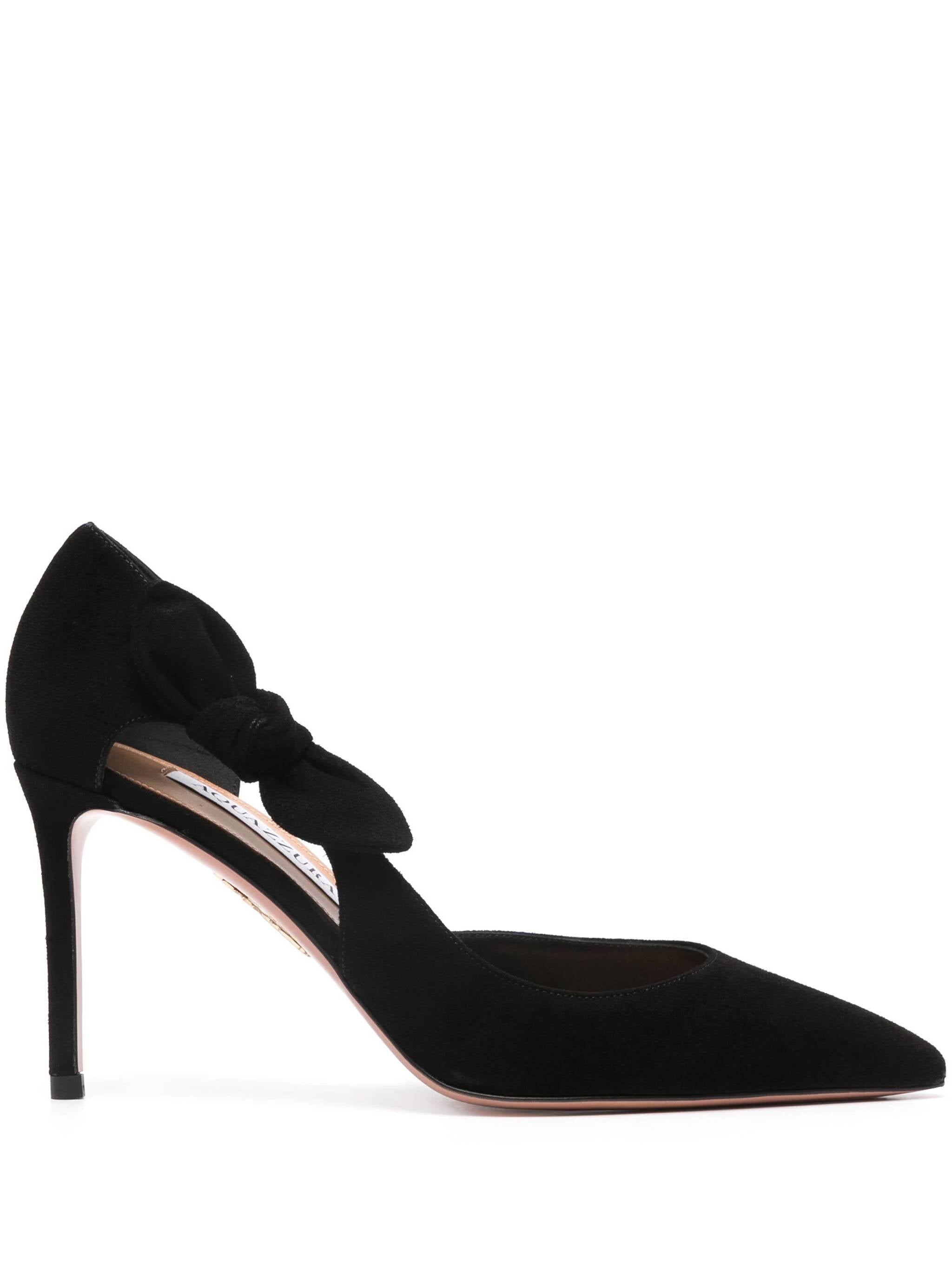 Aquazzura VBTMIDP0 Woman Black With Heel - Zuklat