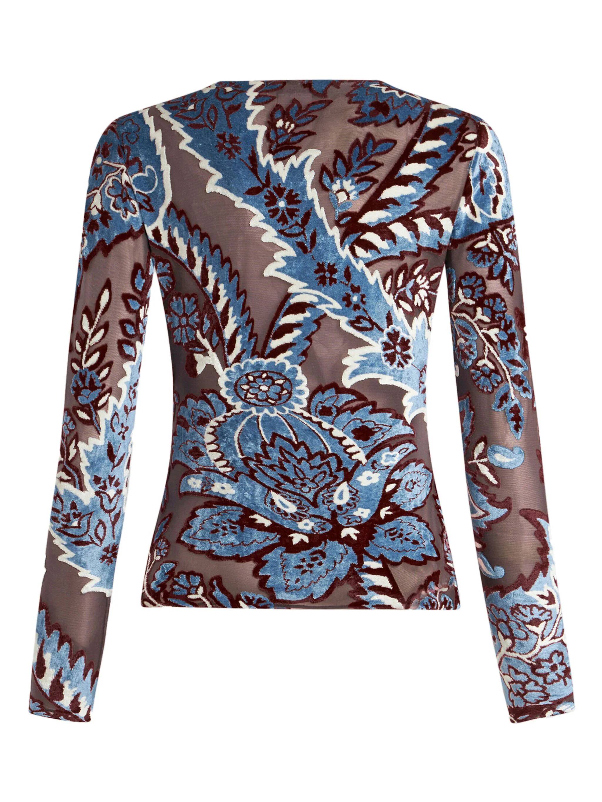 Etro WRJA0038 Woman Blue Top - Zuklat