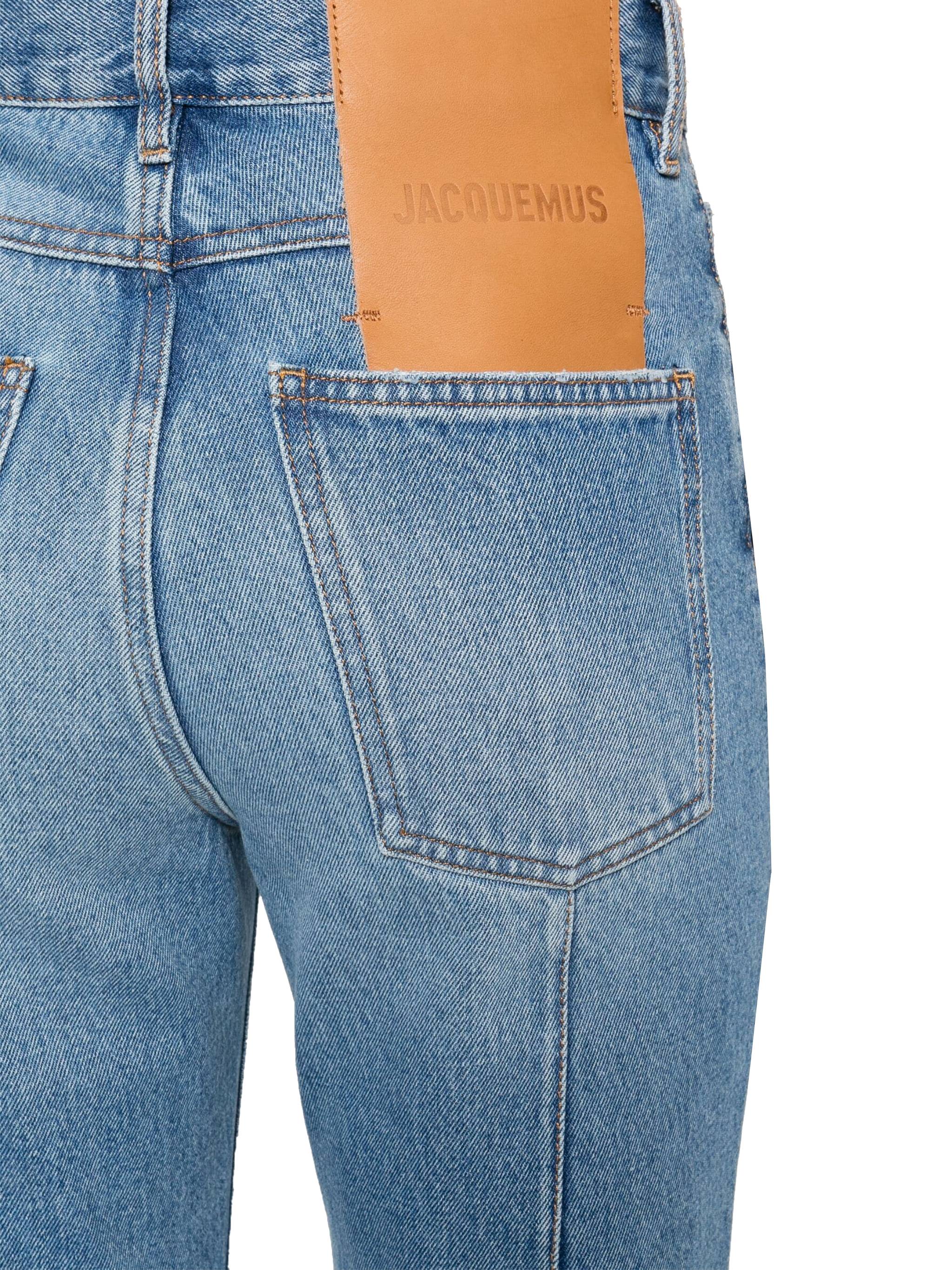 JACQUEMUS 241DE035 Woman BLUE/TABAC Jeans - Zuklat