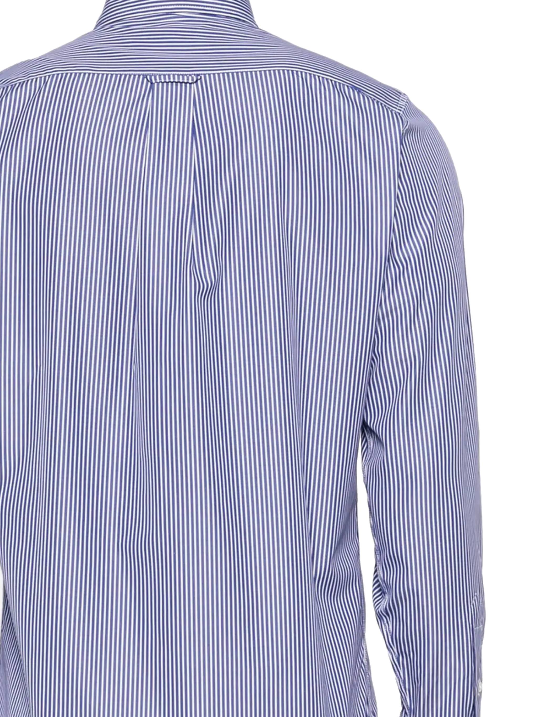 MAISON KITSUNE' MM00411WC2046 Man NAVY STRIPES Shirts - Zuklat