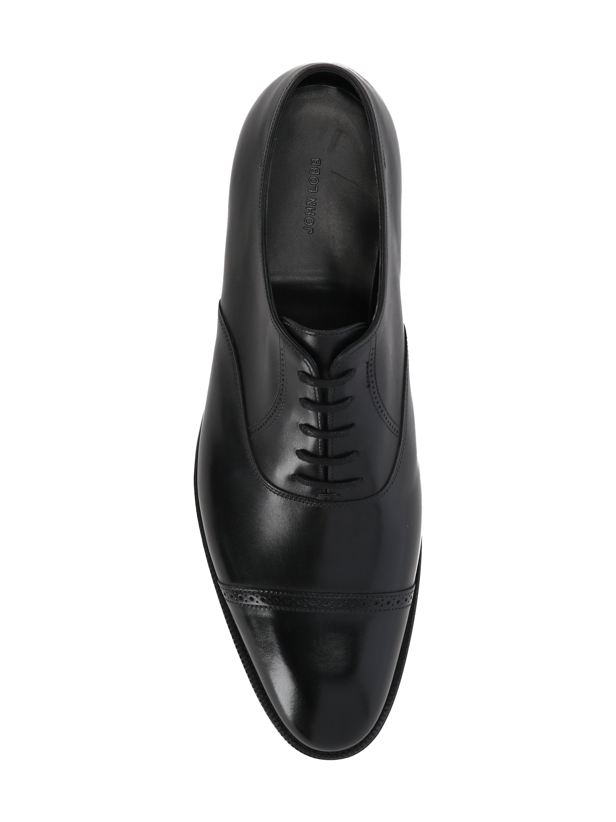 John Lobb 506200L Man Black Flat shoes - Zuklat