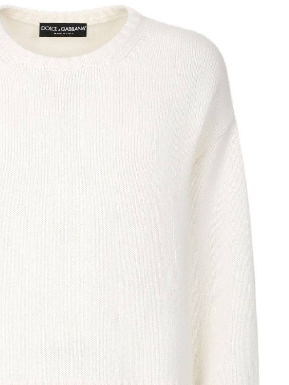 Dolce & Gabbana FXX56Z Woman Bianco naturale Sweaters - Zuklat