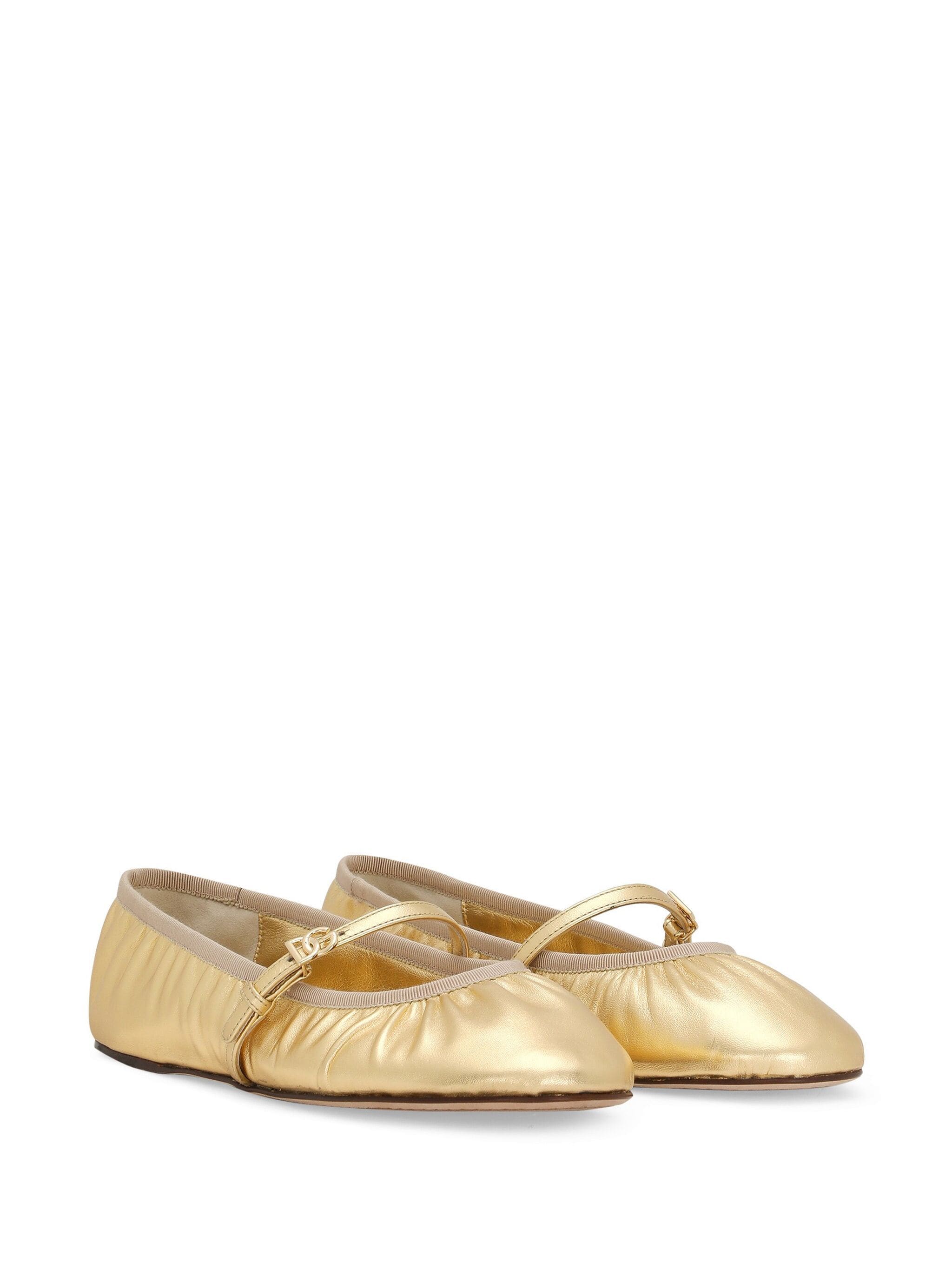 Dolce & Gabbana CB0222 Woman Golden Flat shoes - Zuklat