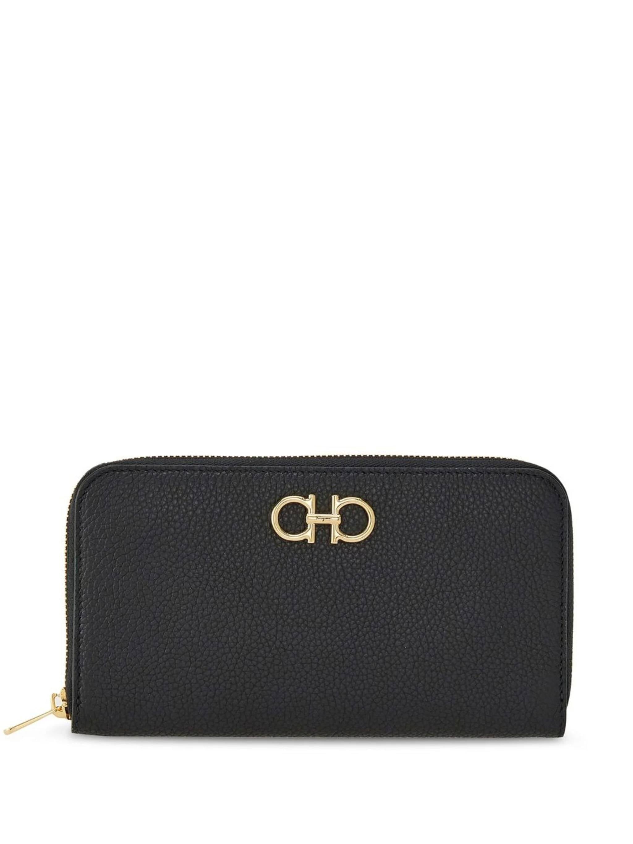 Ferragamo 220405 Woman Black Wallets - Zuklat