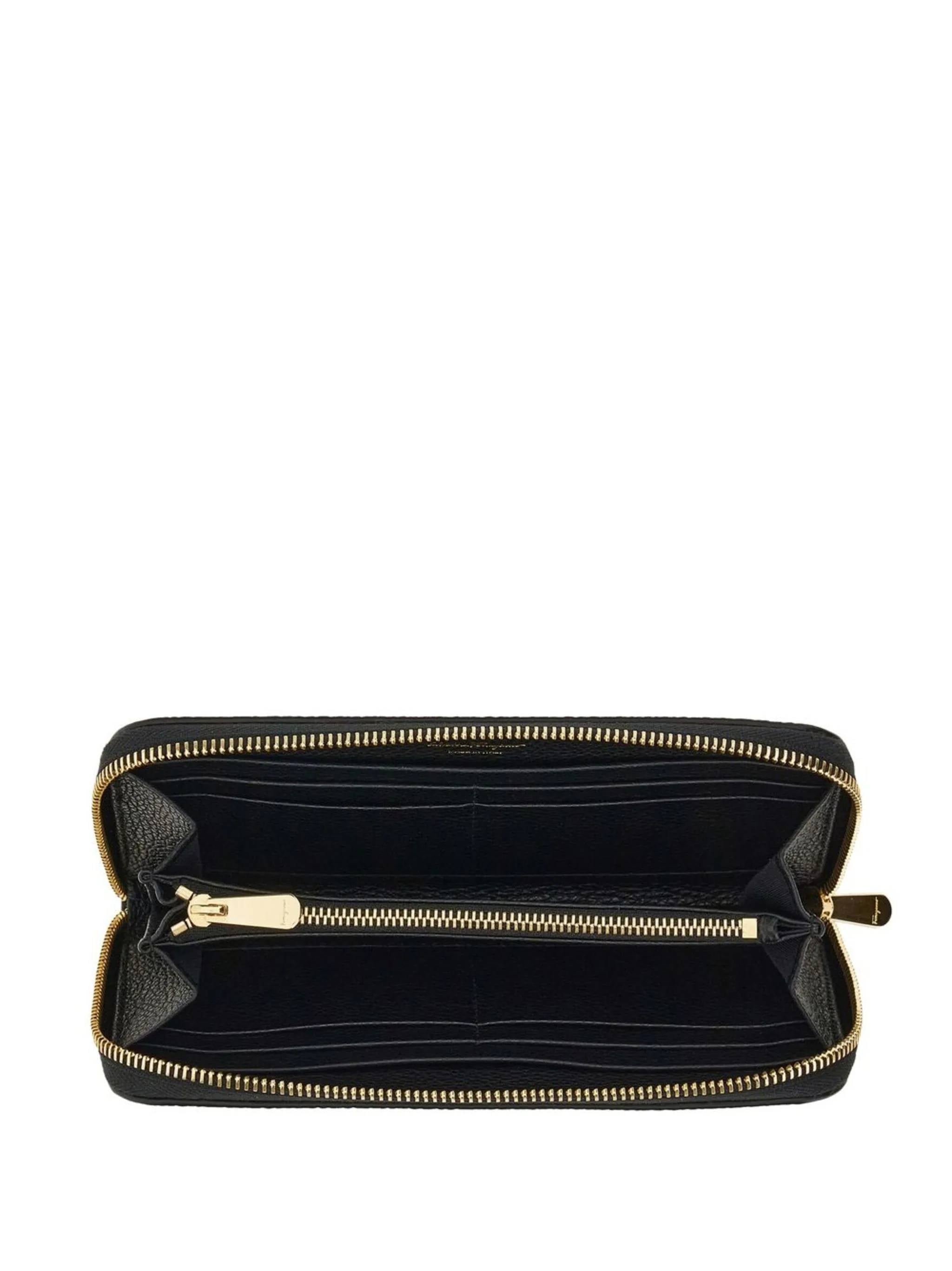 Ferragamo 220405 Woman Black Wallets - Zuklat