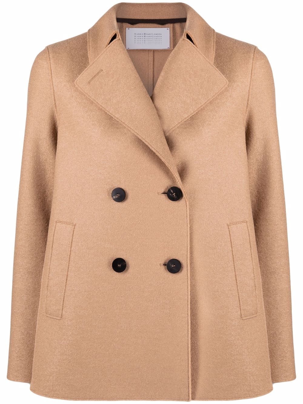 Harris Wharf London A2211MLK Woman Brown Coats - Zuklat