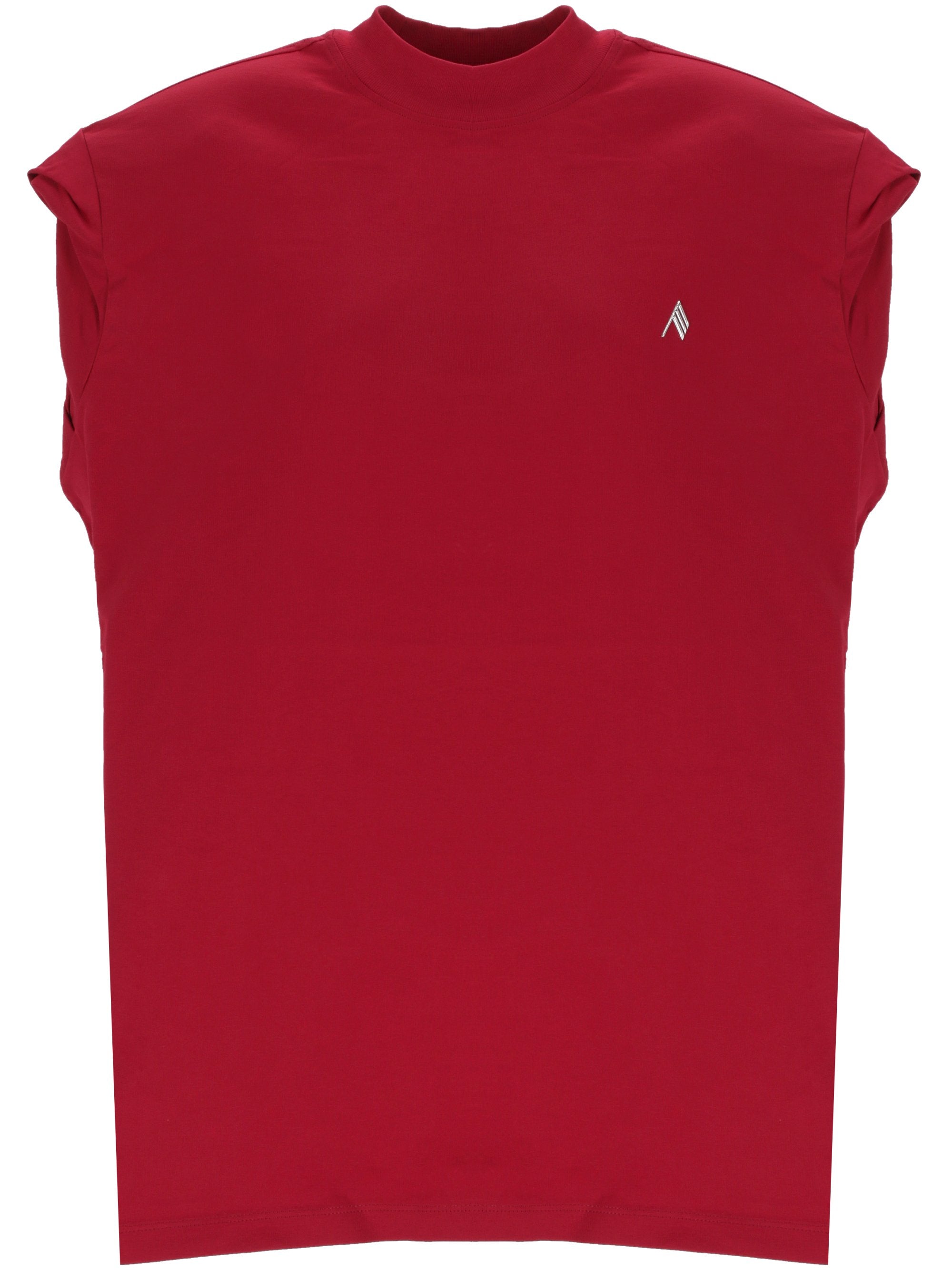 The Attico 248WCT182 Woman VIBRANT RED T-shirts and Polos - Zuklat