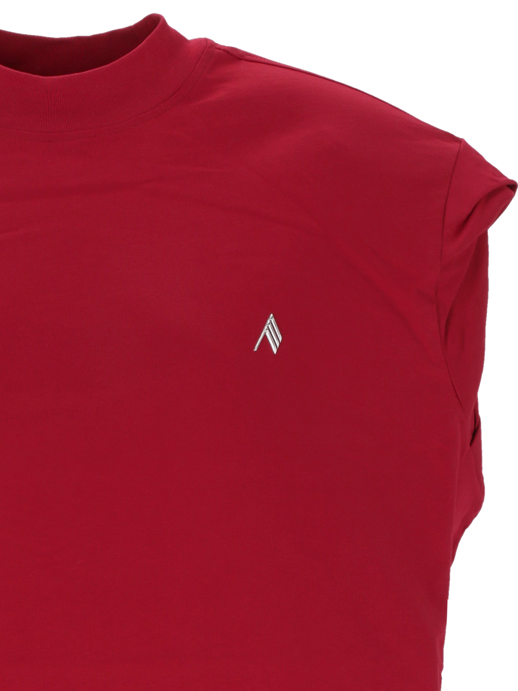 The Attico 248WCT182 Woman VIBRANT RED T-shirts and Polos - Zuklat