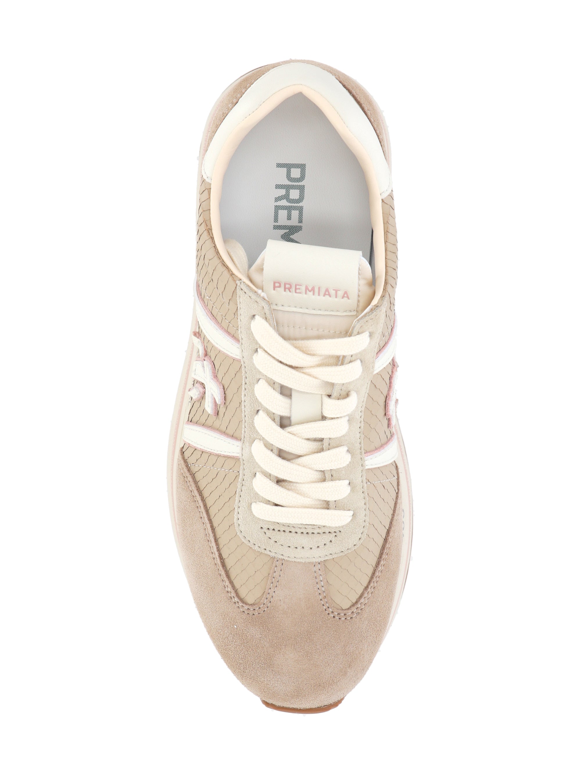 Premiata BETH Woman Beige pink Sneakers - Zuklat