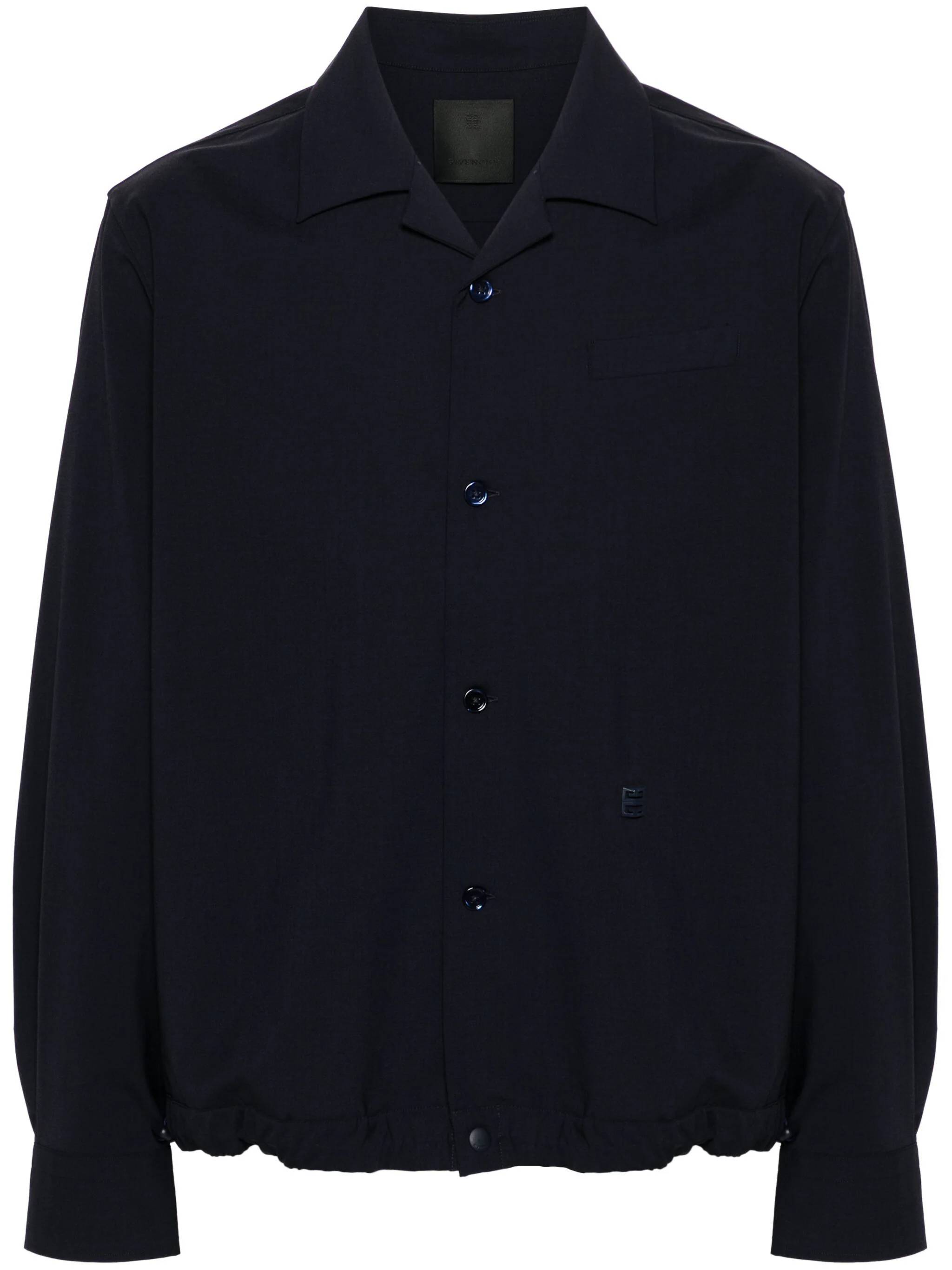 Givenchy BM6107 Man Blue Shirts - Zuklat