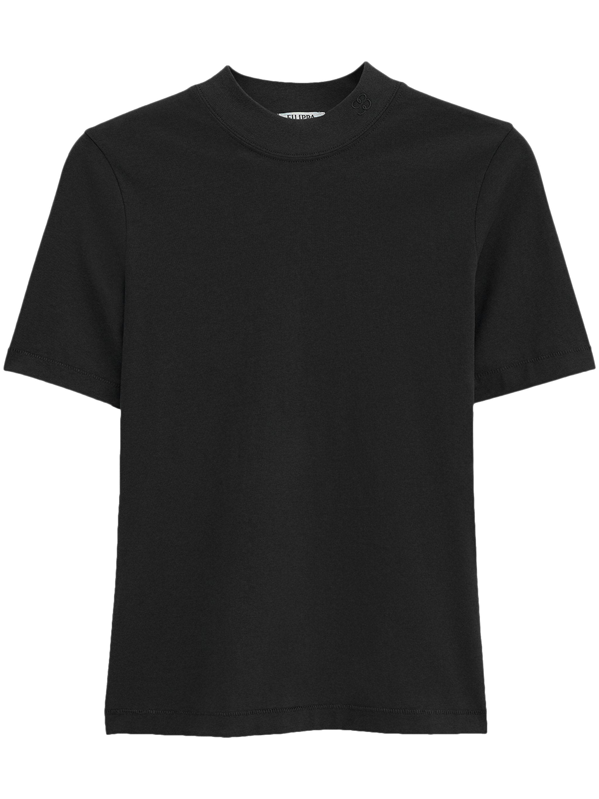 FILIPPA K 30611 Woman Black T-shirts and Polos - Zuklat