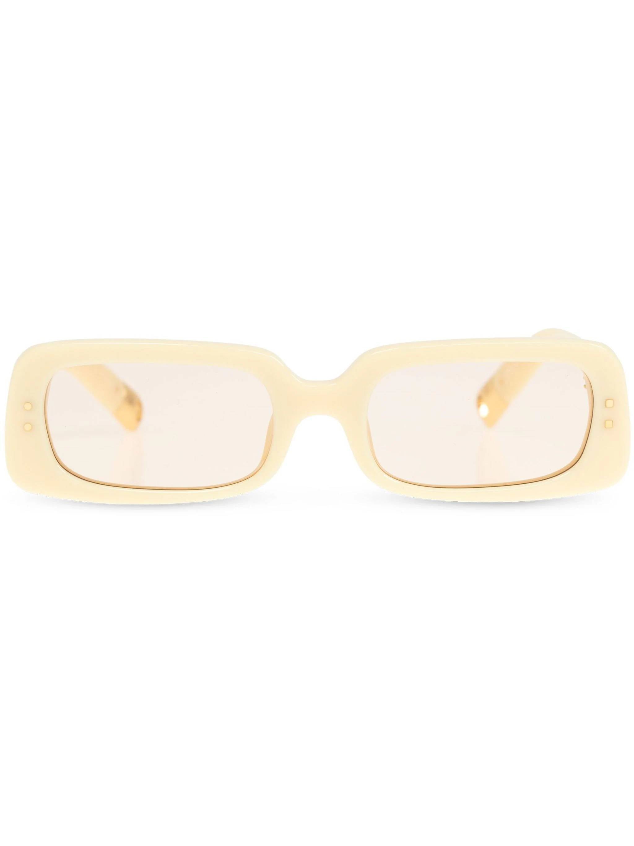 JACQUEMUS JAC47C3SUN Woman Pale yellow Sunglasses - Zuklat