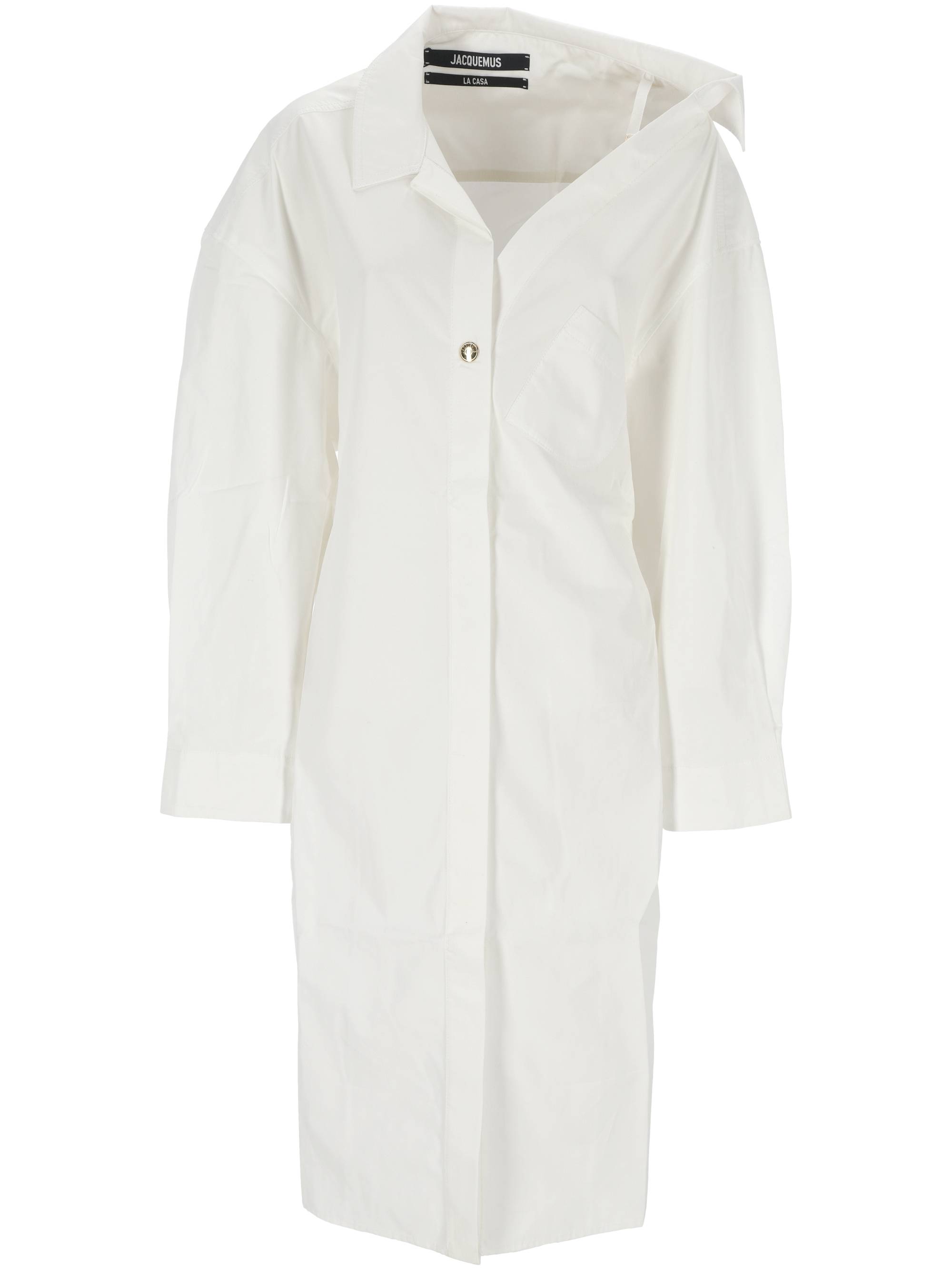 JACQUEMUS 243DR124 Woman White Dresses - Zuklat