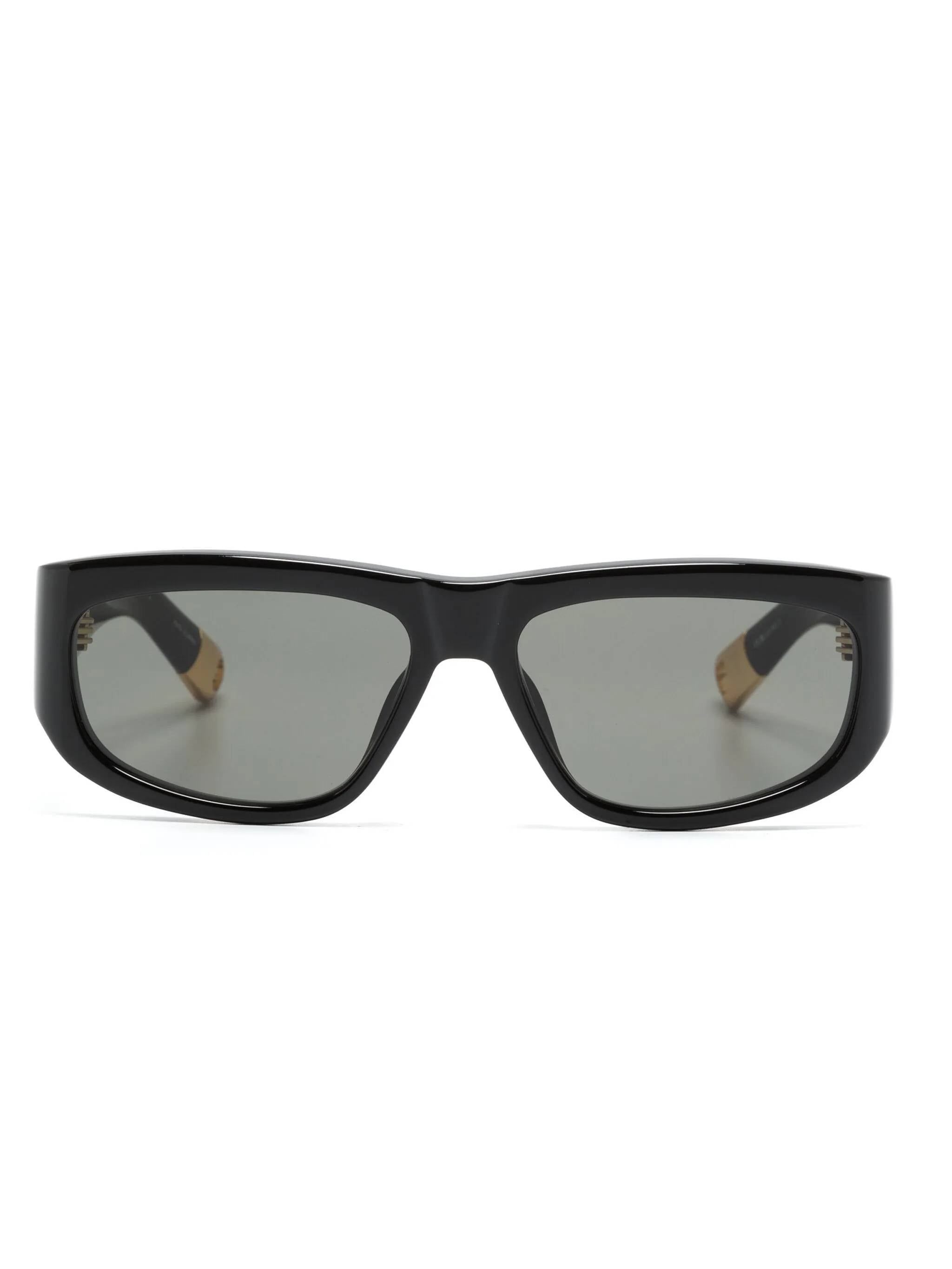 JACQUEMUS JAC2C1SUN Woman Black Sunglasses - Zuklat