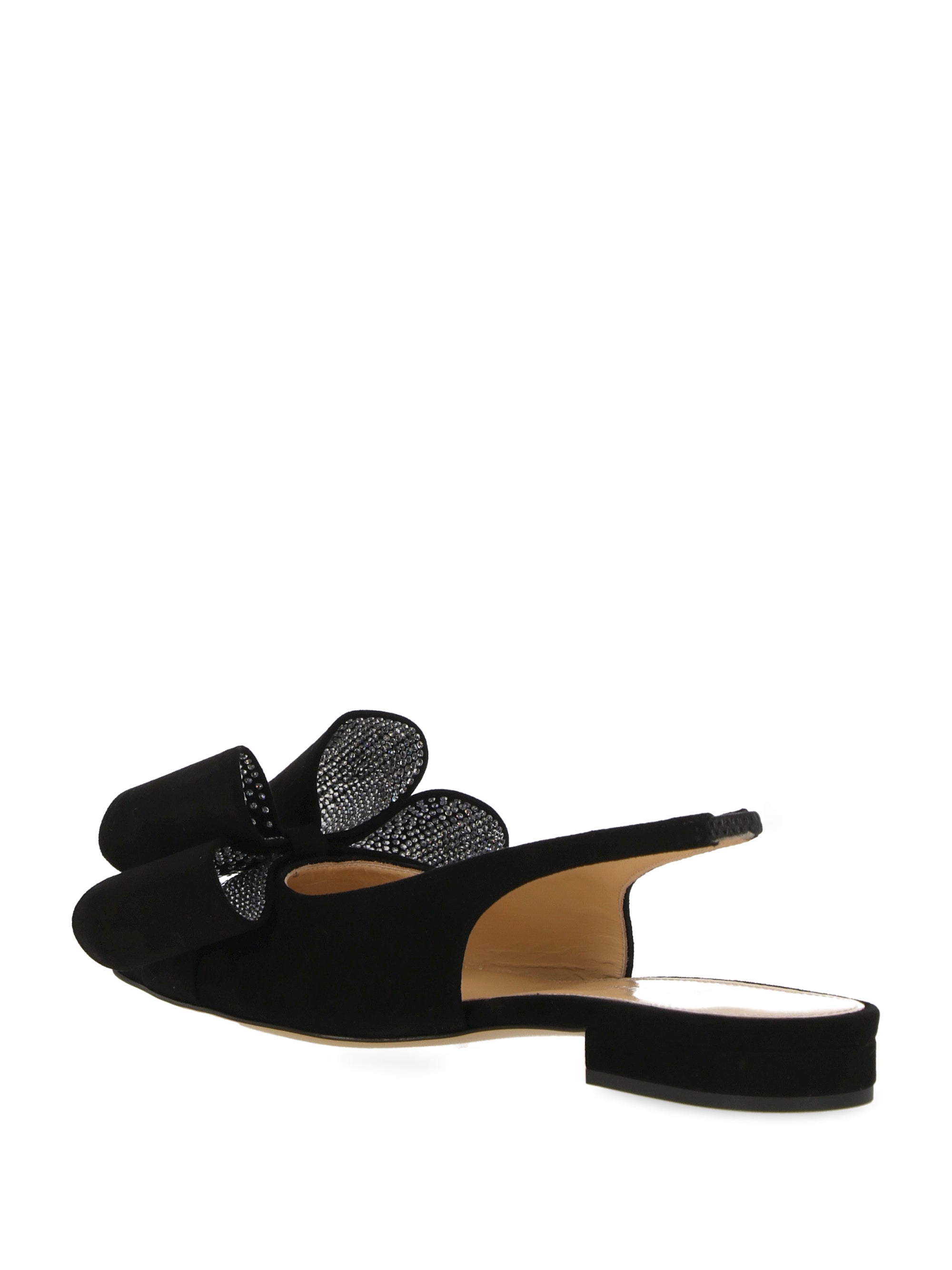 MACH & MACH PF24-S0785-15-SUE-BLK Woman Black Sandals - Zuklat