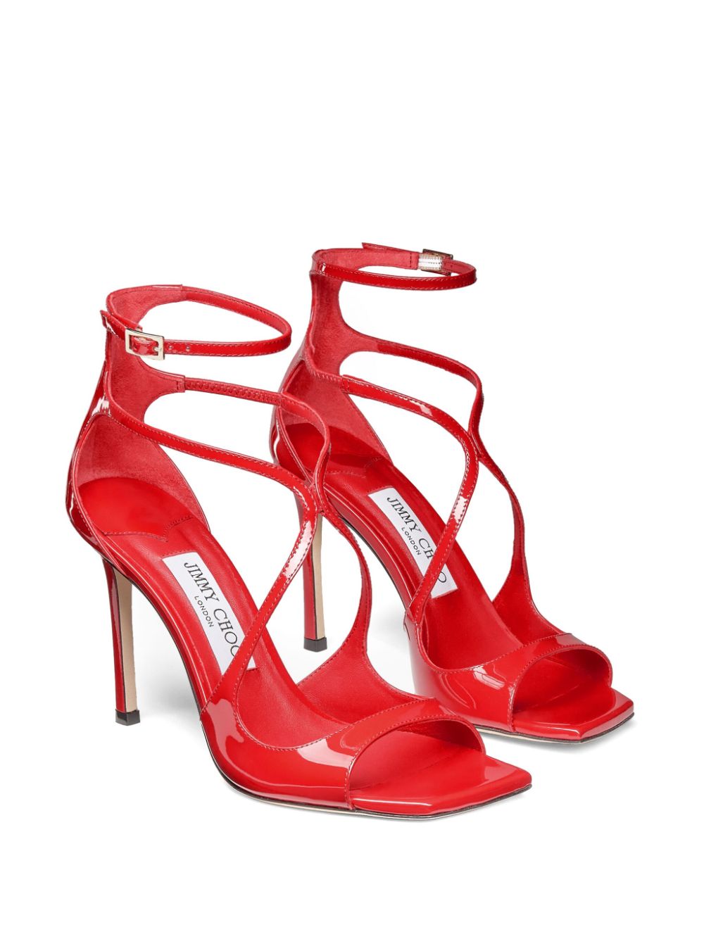 Jimmy Choo AZIA95 Woman Red Sandals - Zuklat