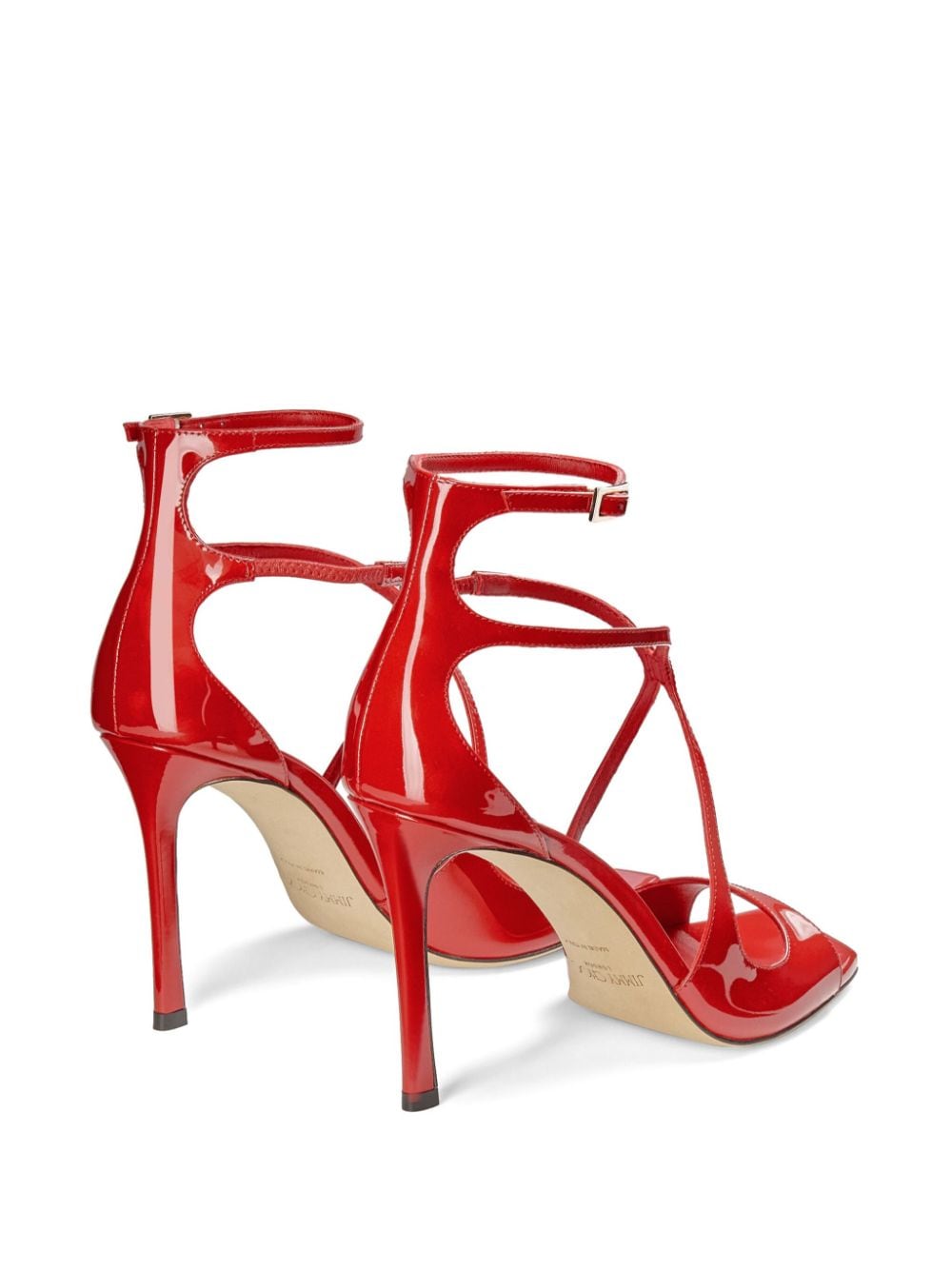 Jimmy Choo AZIA95 Woman Red Sandals - Zuklat