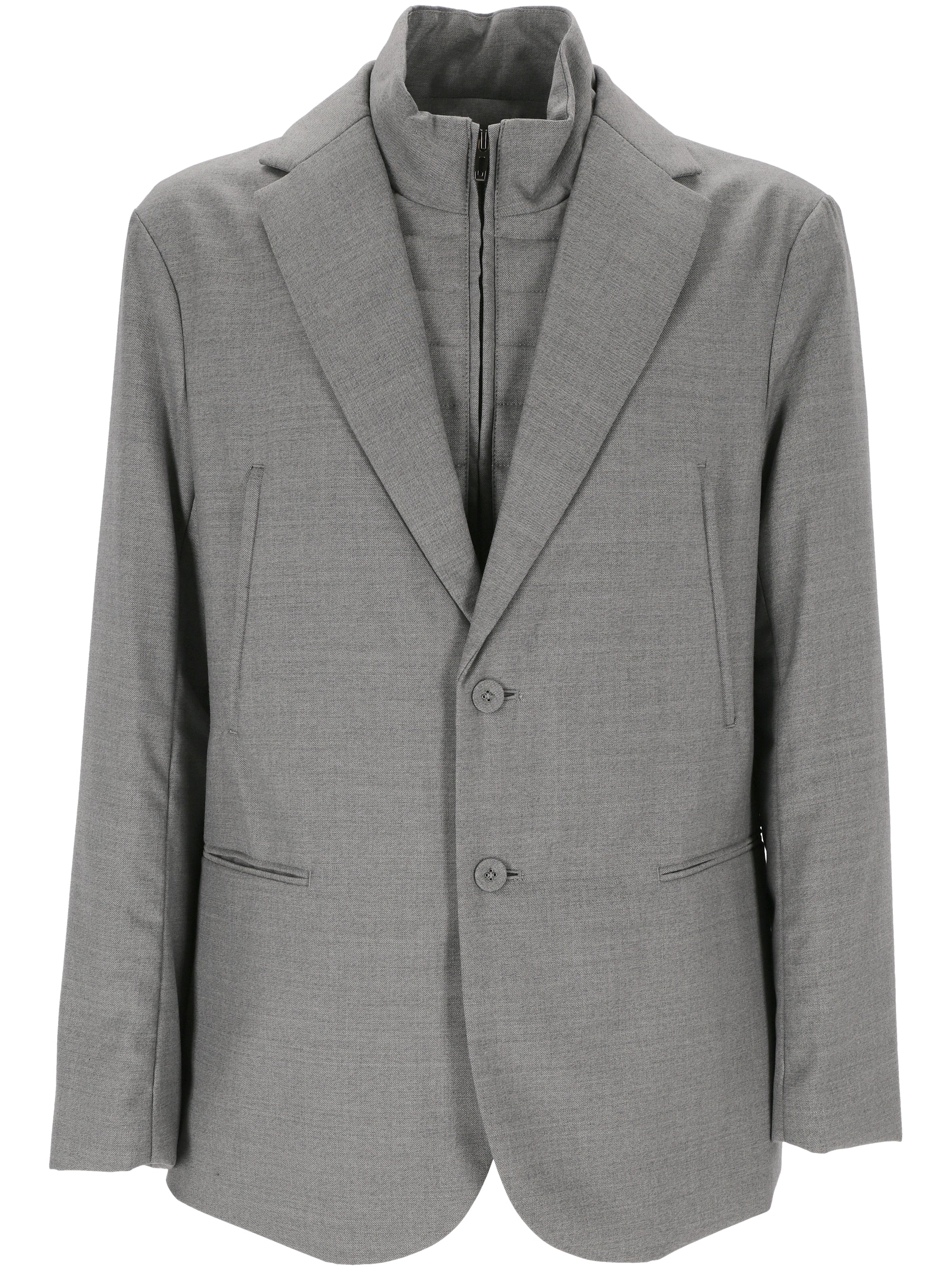 Emporio Armani EM000132 Man Grey Jackets - Zuklat