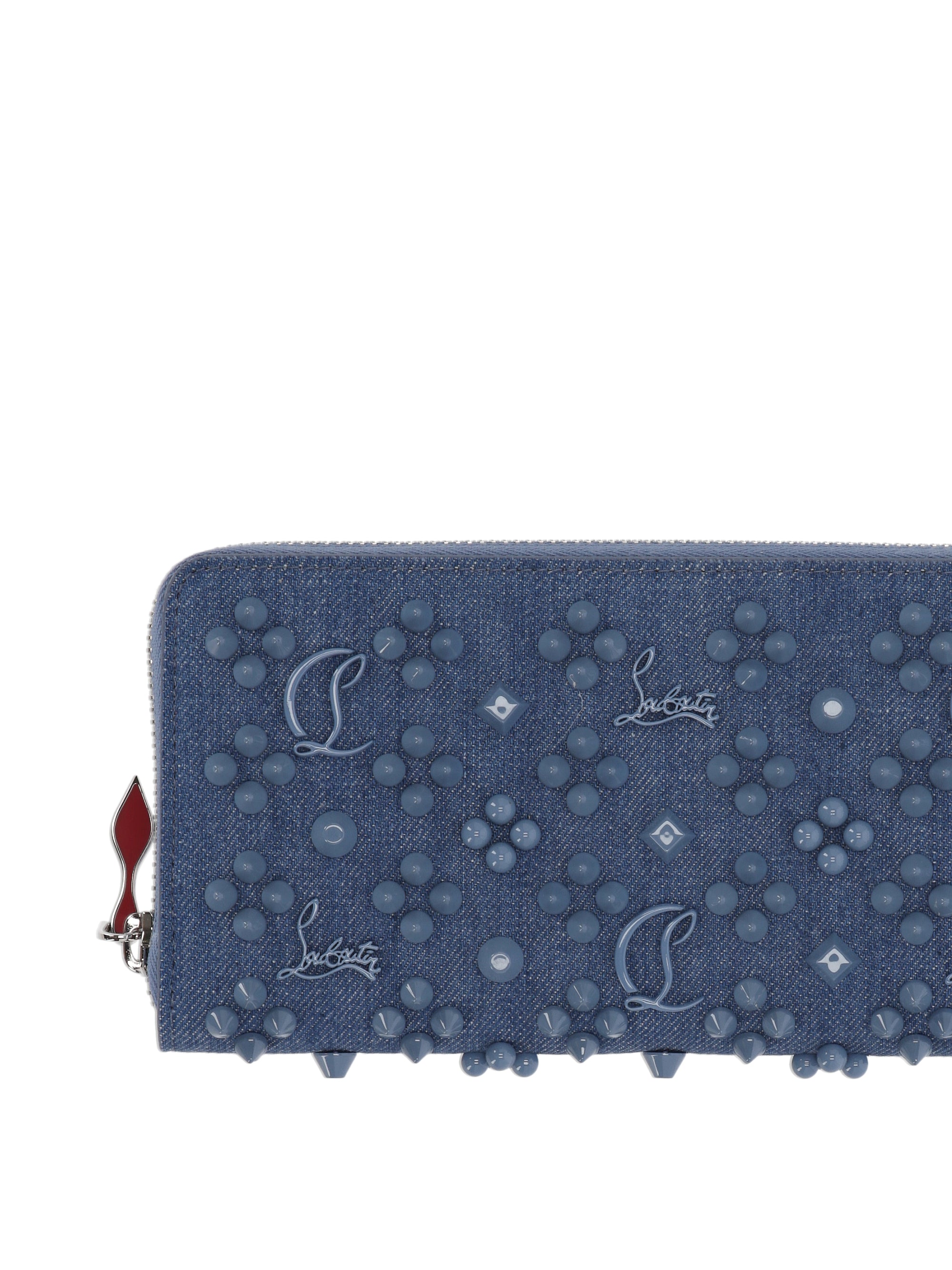 Christian Louboutin 3245238 Woman BLUE/LAC Wallets - Zuklat