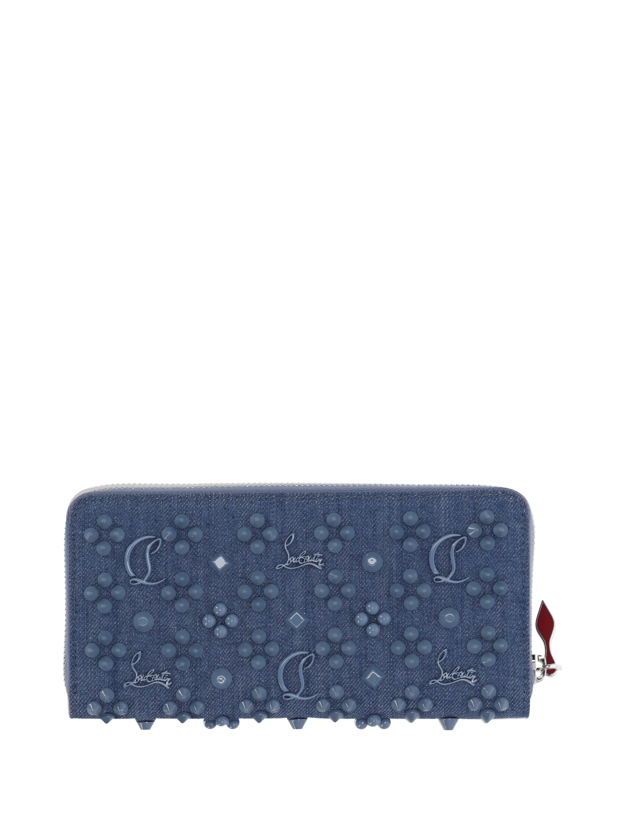 Christian Louboutin 3245238 Woman BLUE/LAC Wallets - Zuklat