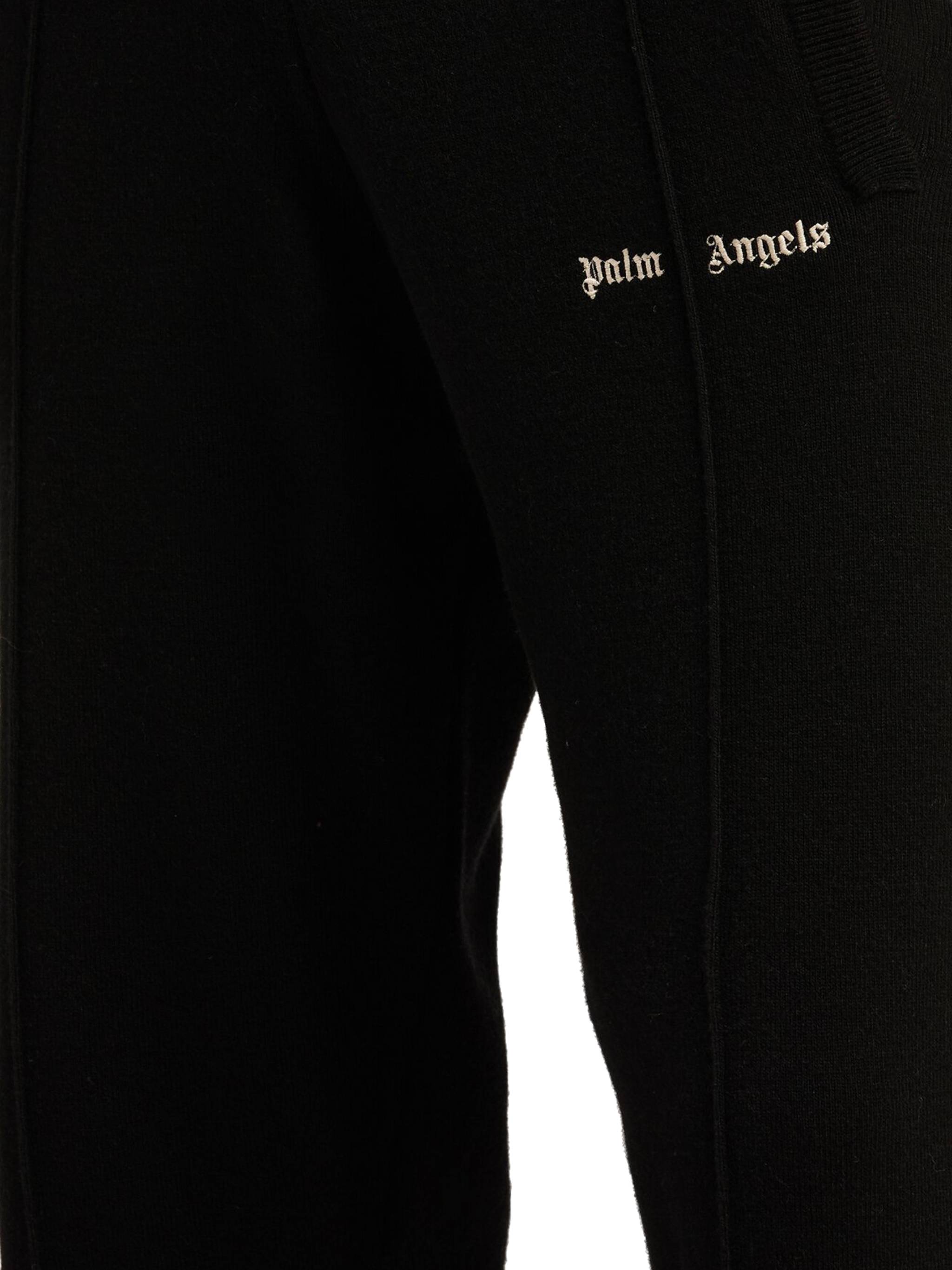 Palm Angels PMHG004F24KNI001 Man BLACK OFF Trousers - Zuklat