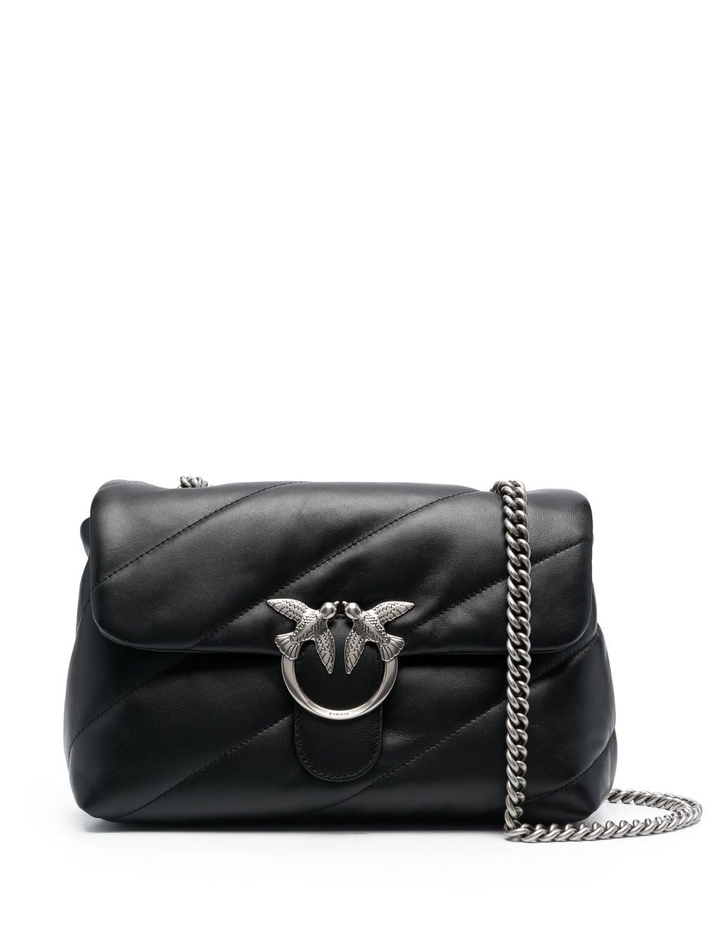 Pinko 100038 Woman NERO-OLD SILVER Bags.. - Zuklat