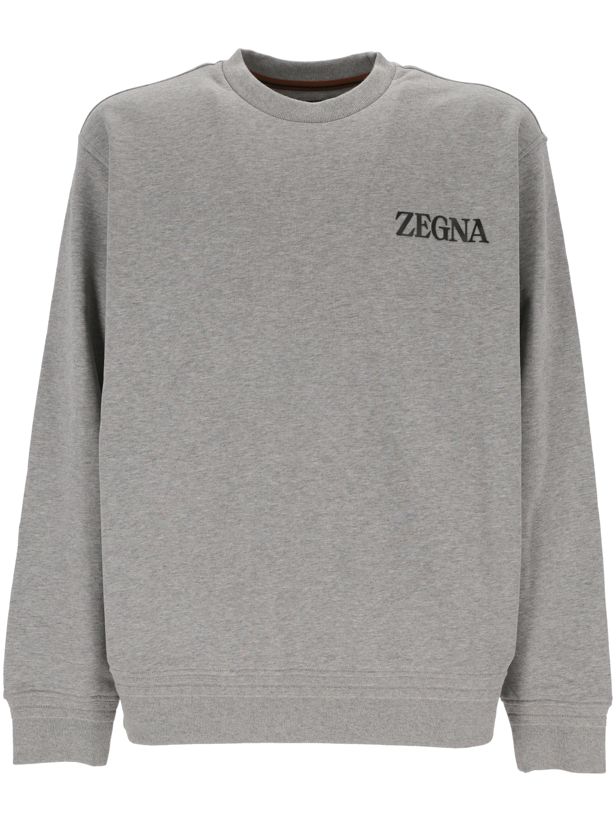 ZEGNA RUE522A8-E872 Man Grey Sweaters - Zuklat