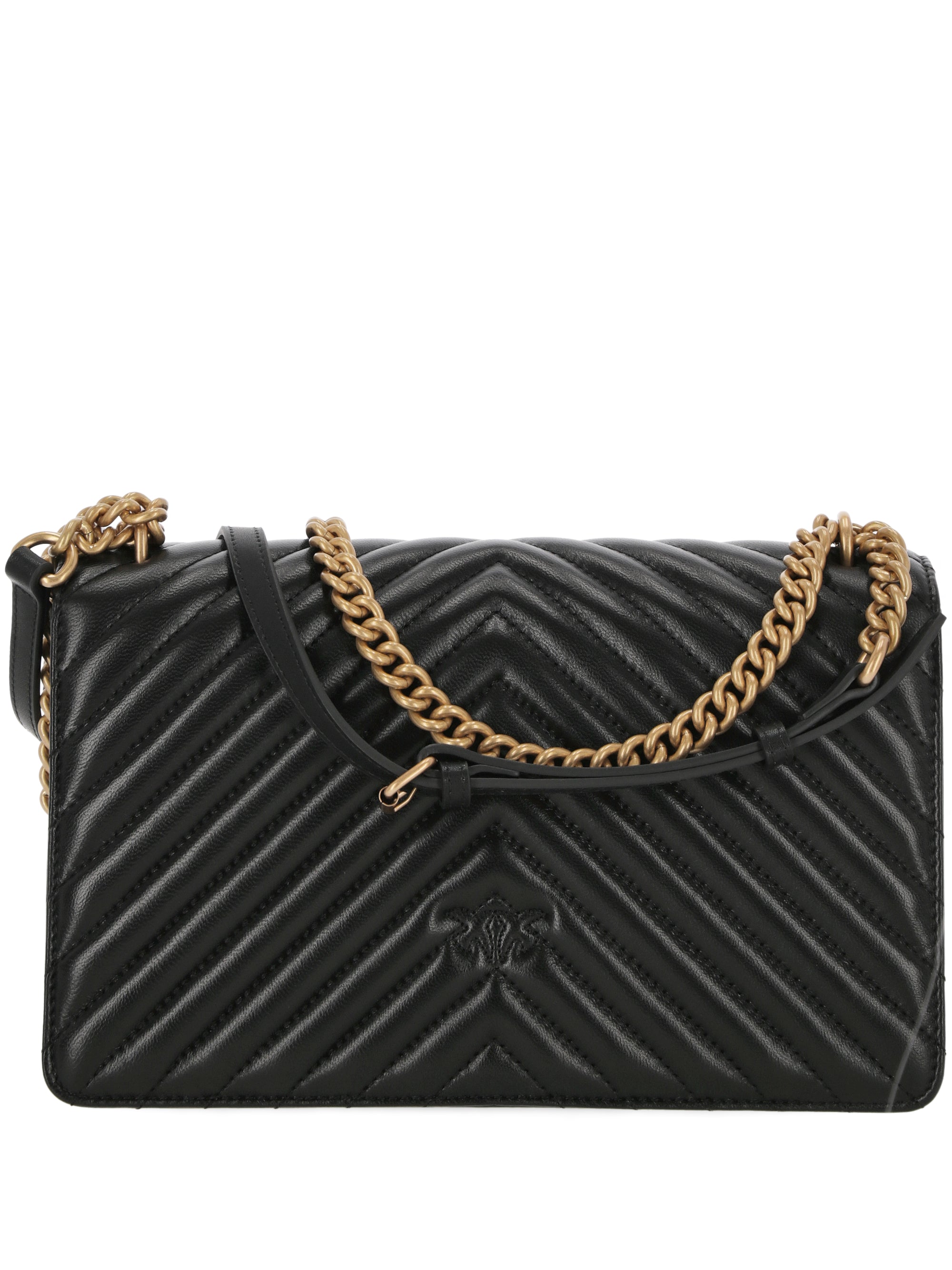 Pinko 100941 Woman NERO-ANTIQUE GOLD Bags.. - Zuklat