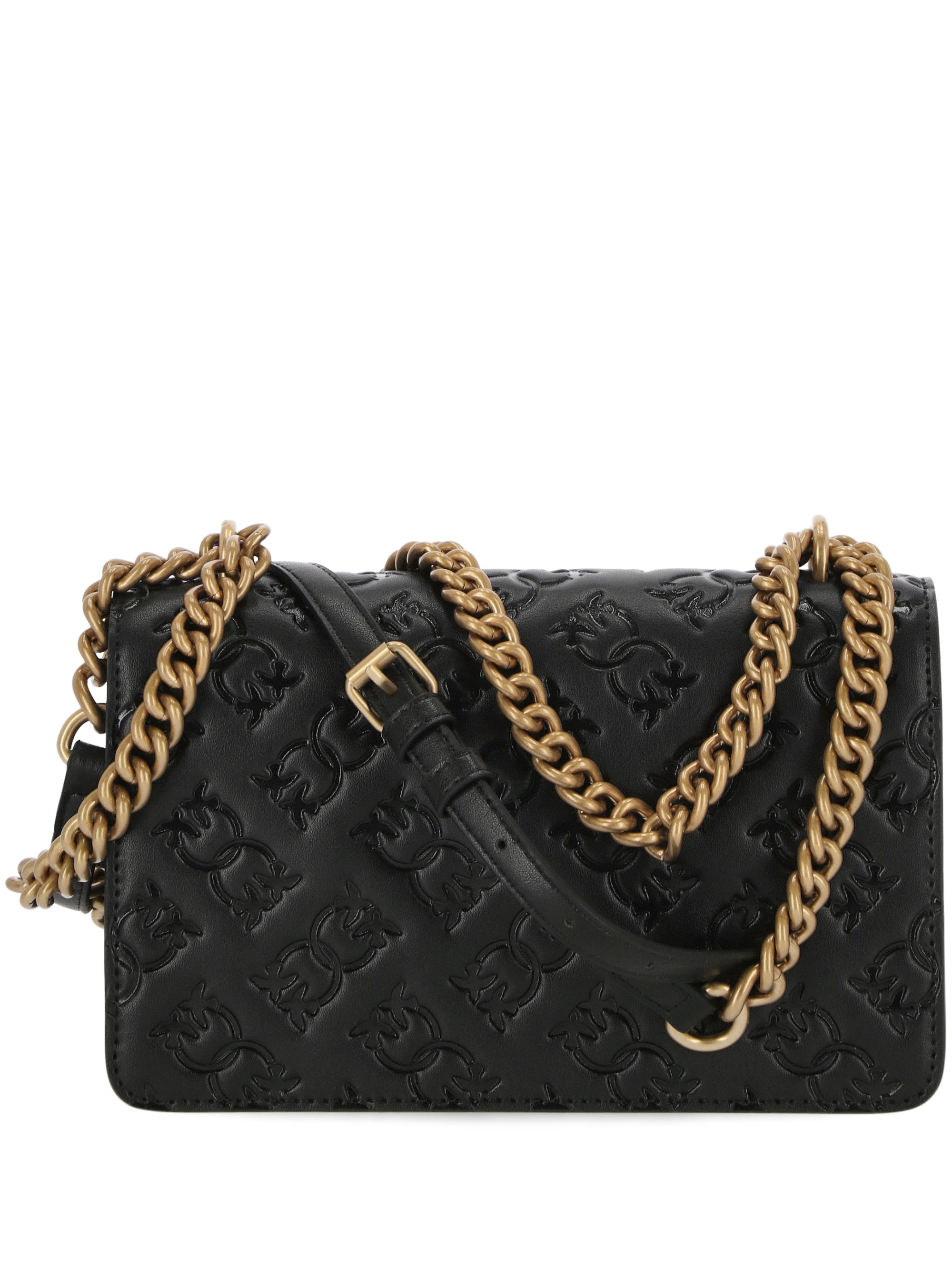 Pinko 100074 Woman NERO-ANTIQUE GOLD Bags.. - Zuklat